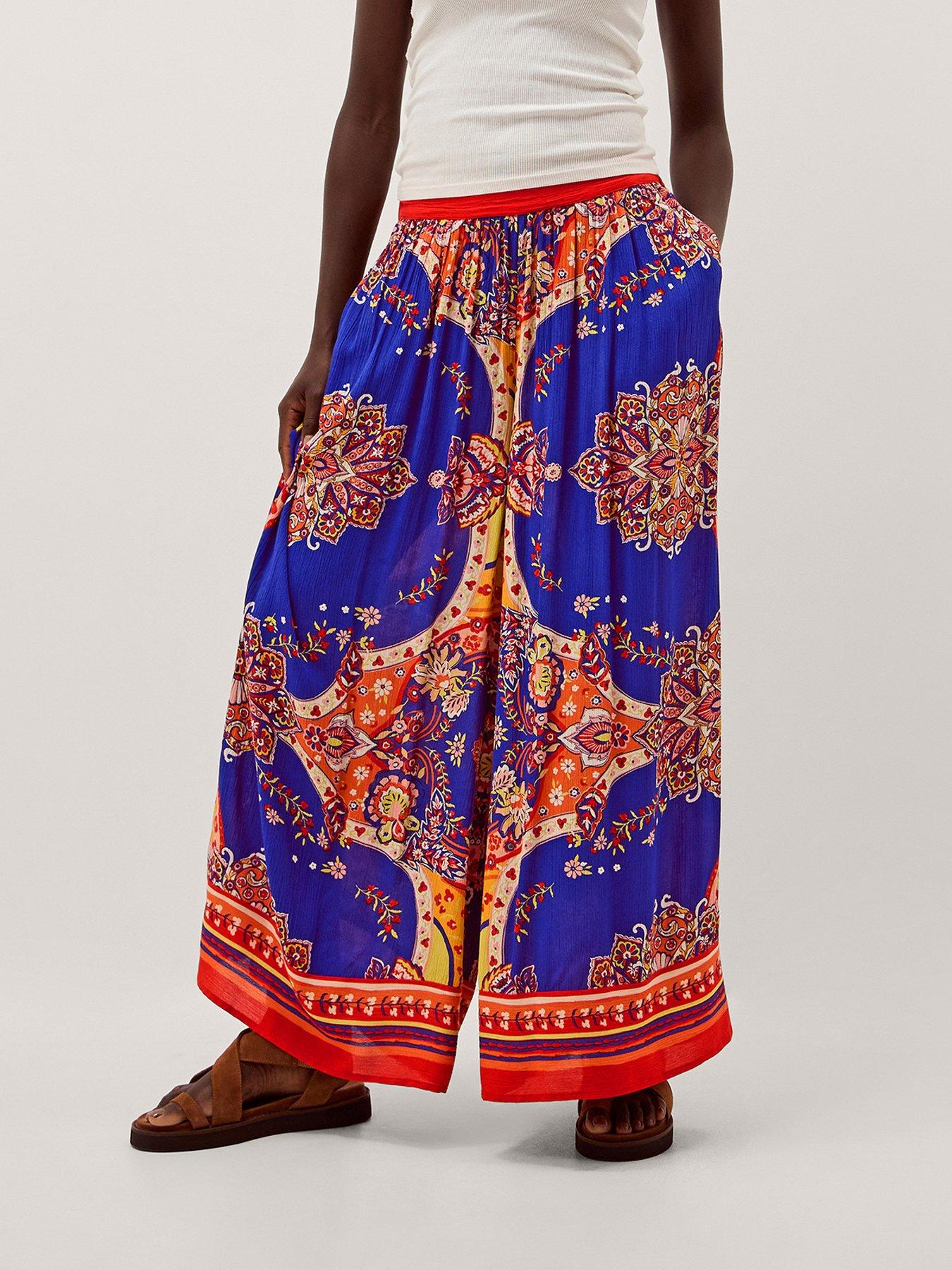 Image 1 of 6 of Monsoon Padma Printed Trouser