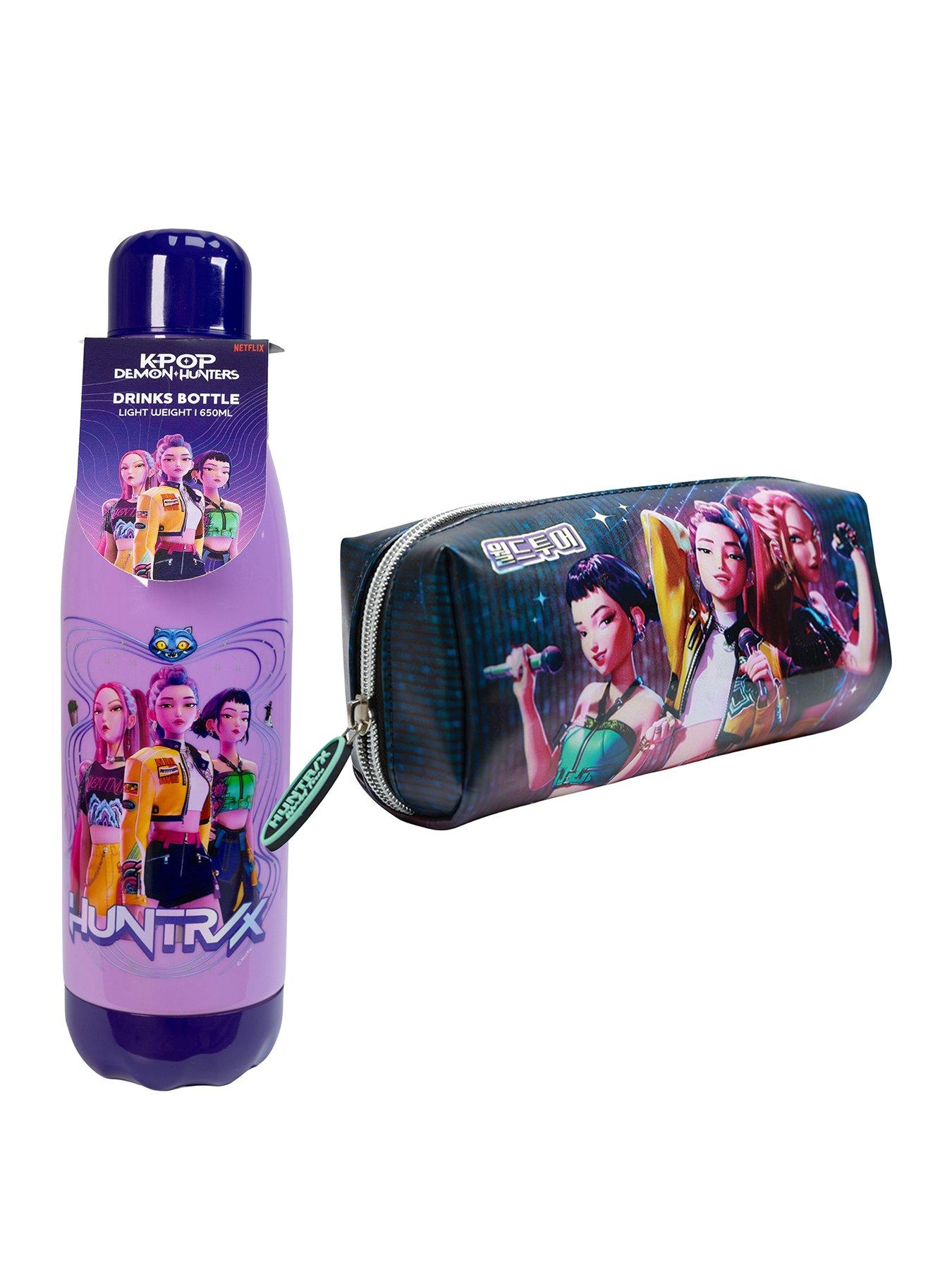 K-Pop Demon Hunters Bottle & Pencil Case Bundle