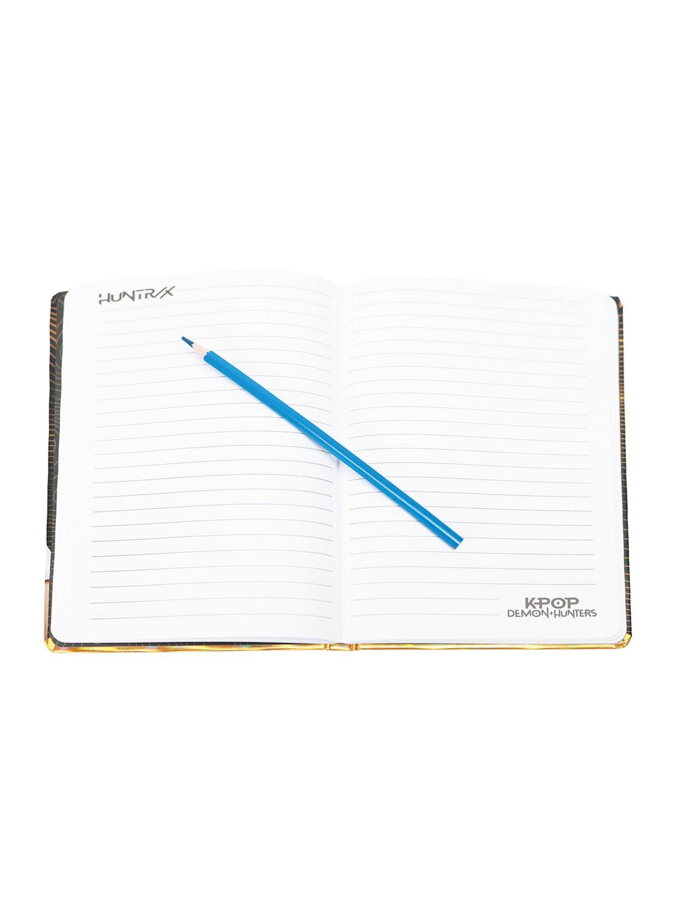 Image 4 of 4 of K-Pop Demon Hunters Golden Notebook &amp; Golden Pencil Case Bundle