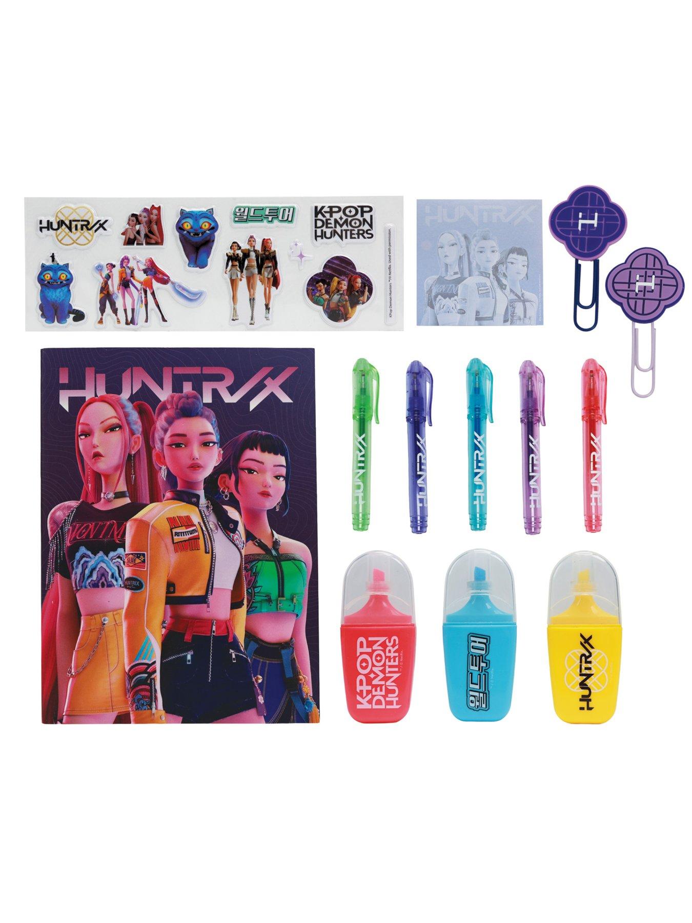 Image 2 of 2 of K-Pop Demon Hunters Stationery Set - PVC Wallet