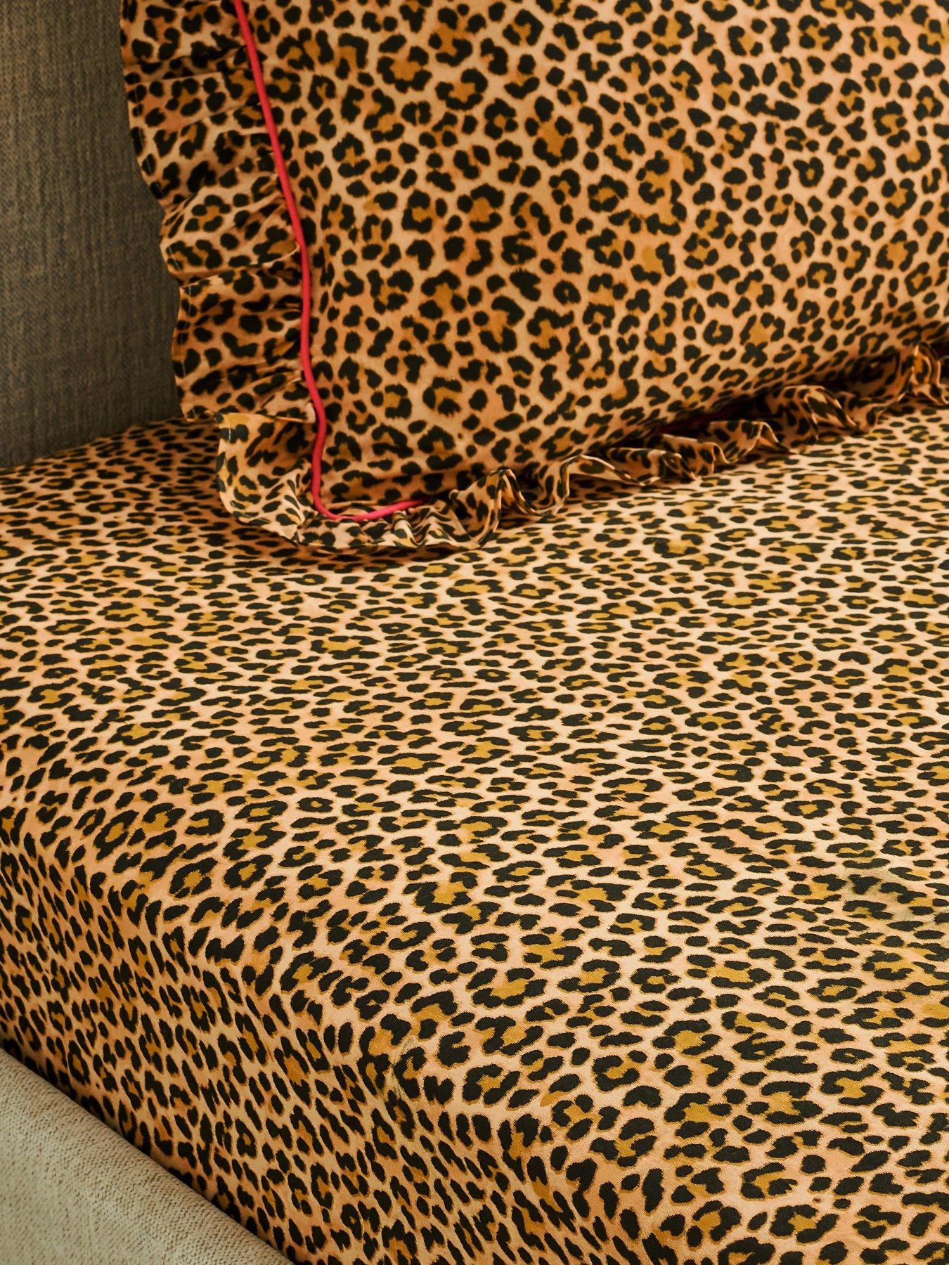 Copenhagen Home Leopard Fitted Sheet
