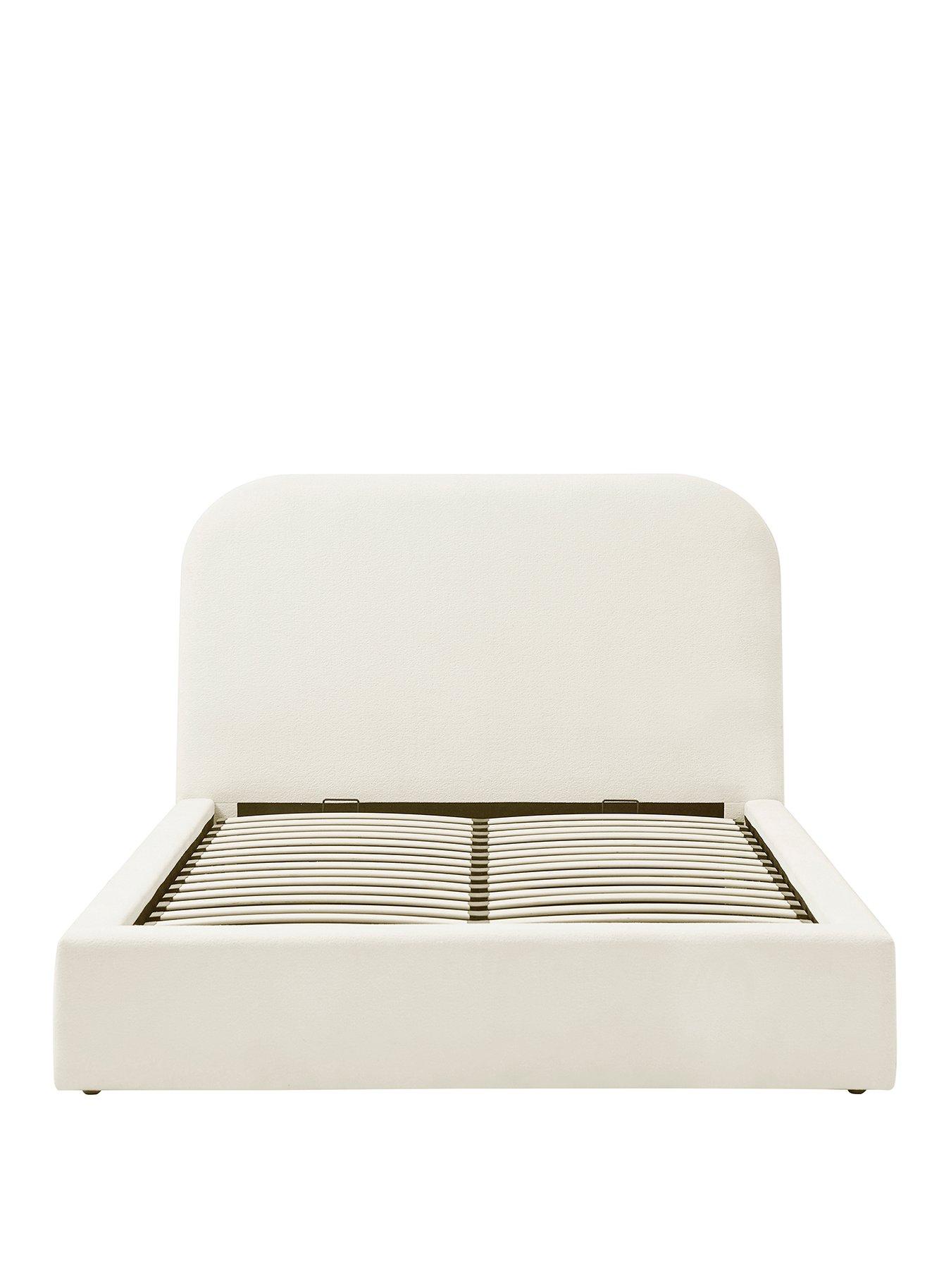 Image 2 of 7 of Dusk Aintree Ottoman Storage Bed&nbsp;- Teddy Cream