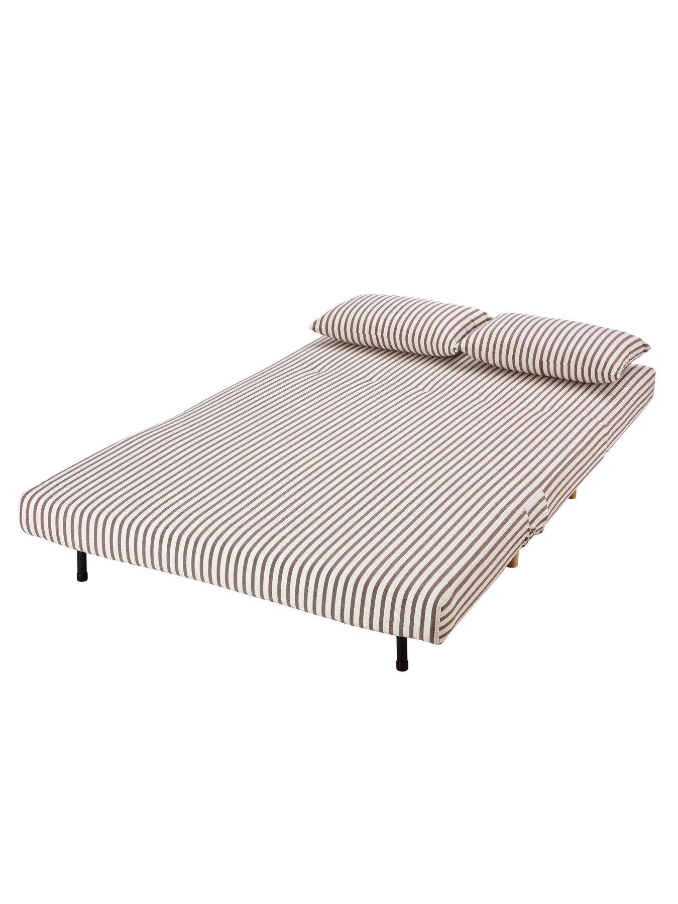 Image 6 of 7 of Dusk Seattle Click Clack Sofa Bed - Double - Chocolate Stripe