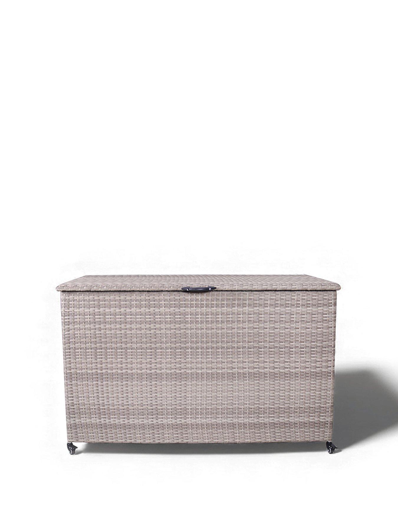 Image 2 of 6 of Royalcraft Natural Rattan&nbsp;Cushion&nbsp;Storage Box&nbsp;645L - Medium