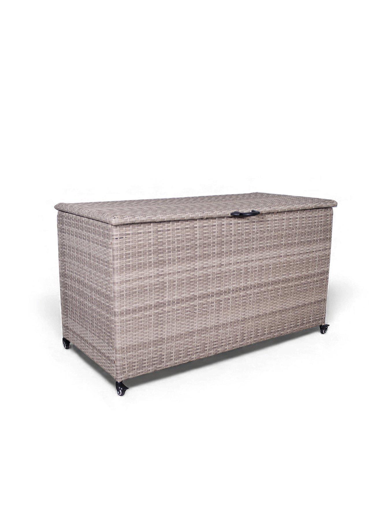 Image 4 of 6 of Royalcraft Natural Rattan&nbsp;Cushion&nbsp;Storage Box&nbsp;645L - Medium