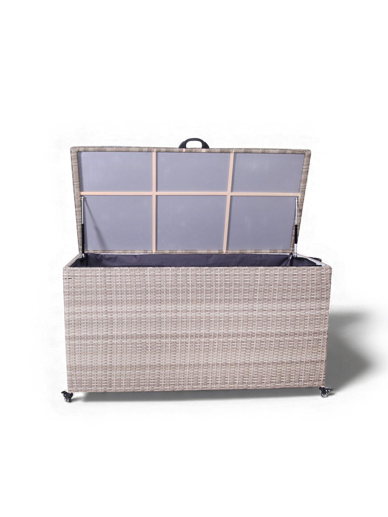 Image 5 of 6 of Royalcraft Natural Rattan&nbsp;Cushion&nbsp;Storage Box&nbsp;645L - Medium