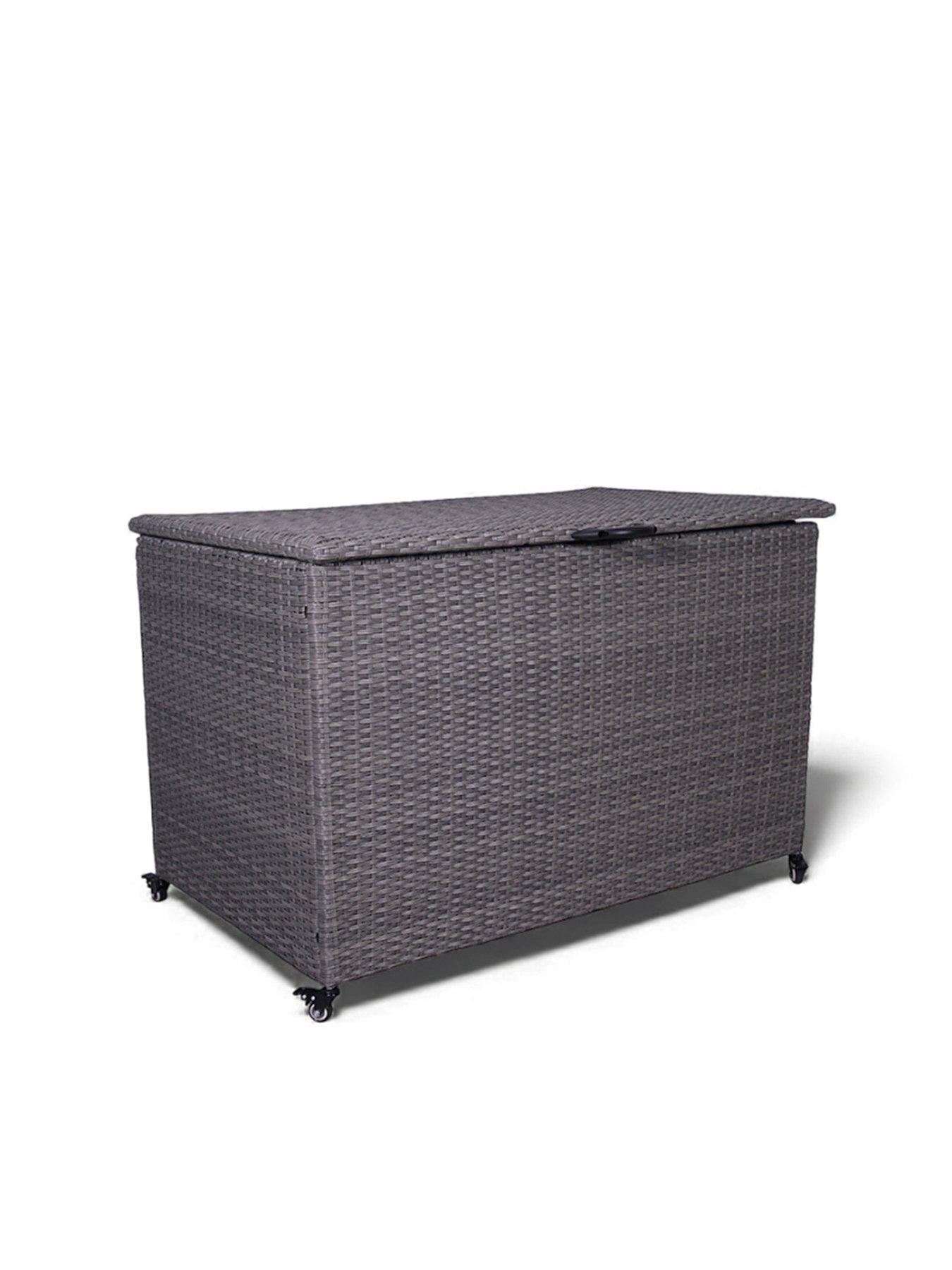 Image 5 of 6 of Royalcraft Charcoal Cushion&nbsp;Storage Box - Rattan, Medium, 645L