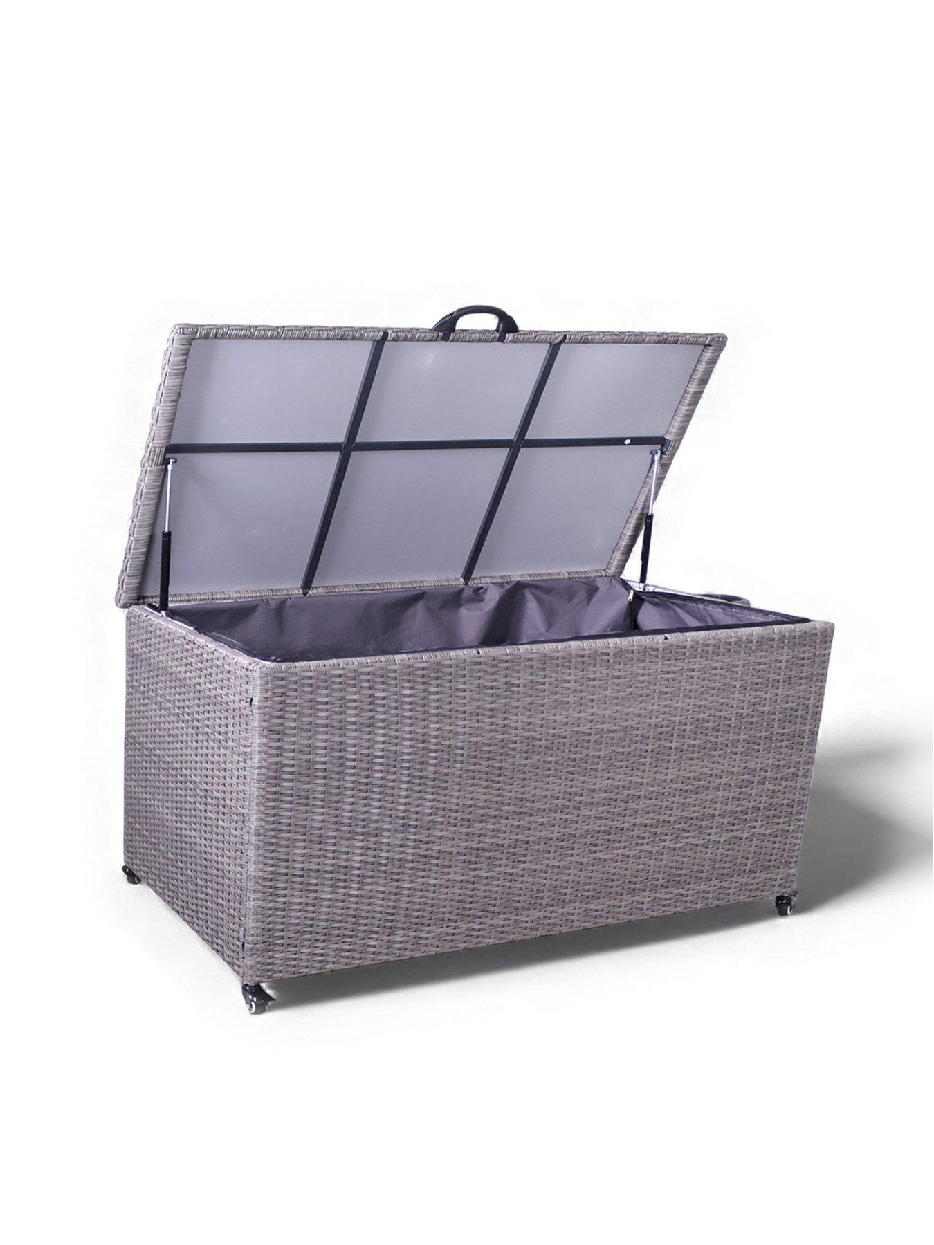 Image 5 of 6 of Royalcraft Charcoal Outdoor&nbsp;Cushion Storage Box - Rattan,&nbsp;Large, 826L