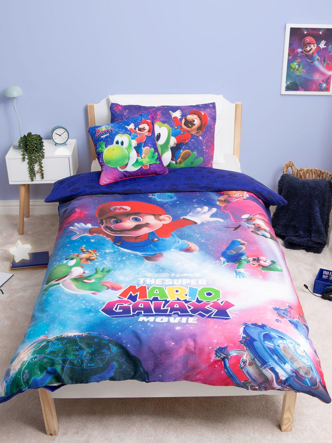 Image 1 of 7 of Super Mario Movie 2 Single Panel Duvet