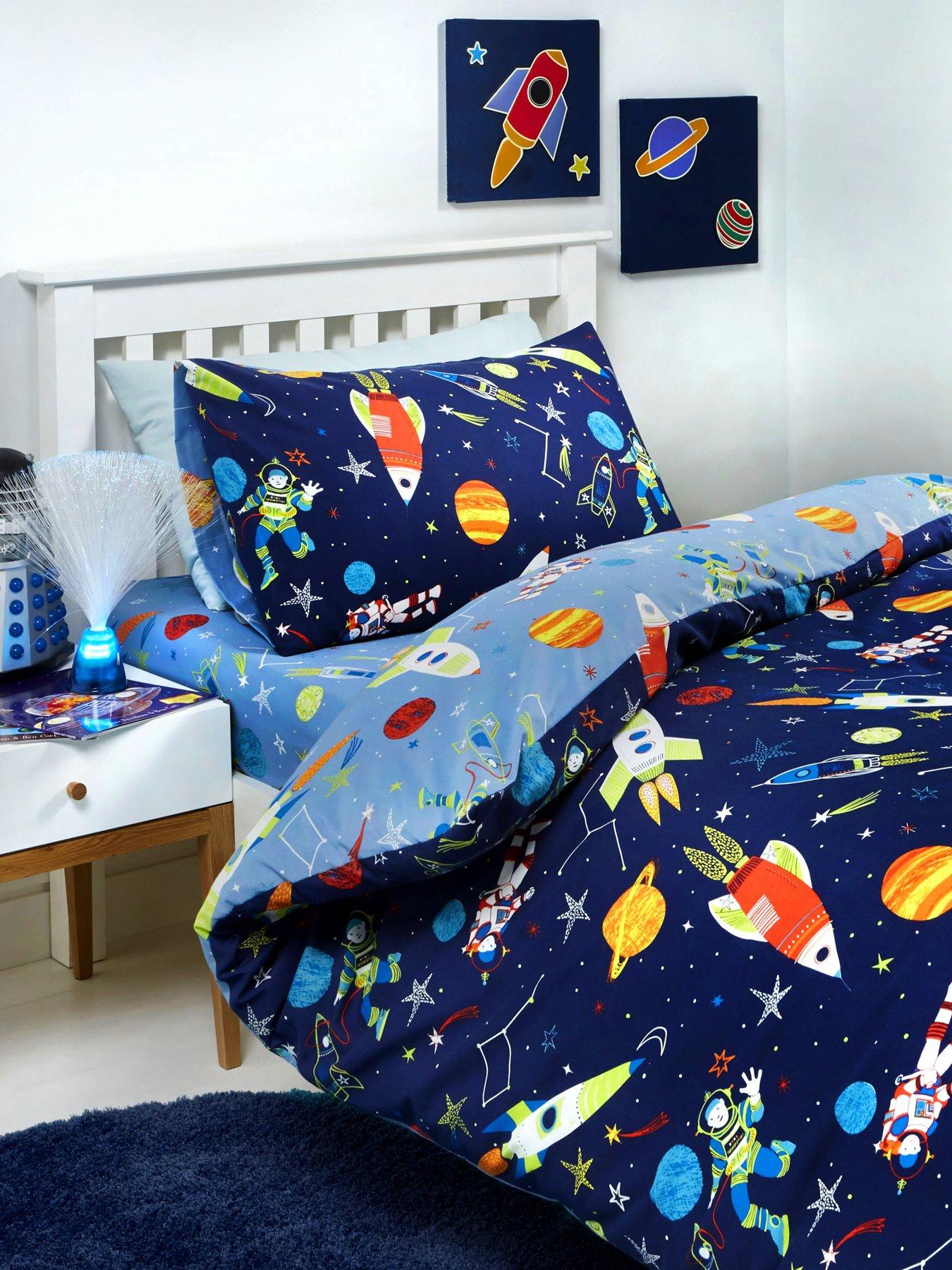 Bedlam Supersonic Glow In The Dark Duvet Set