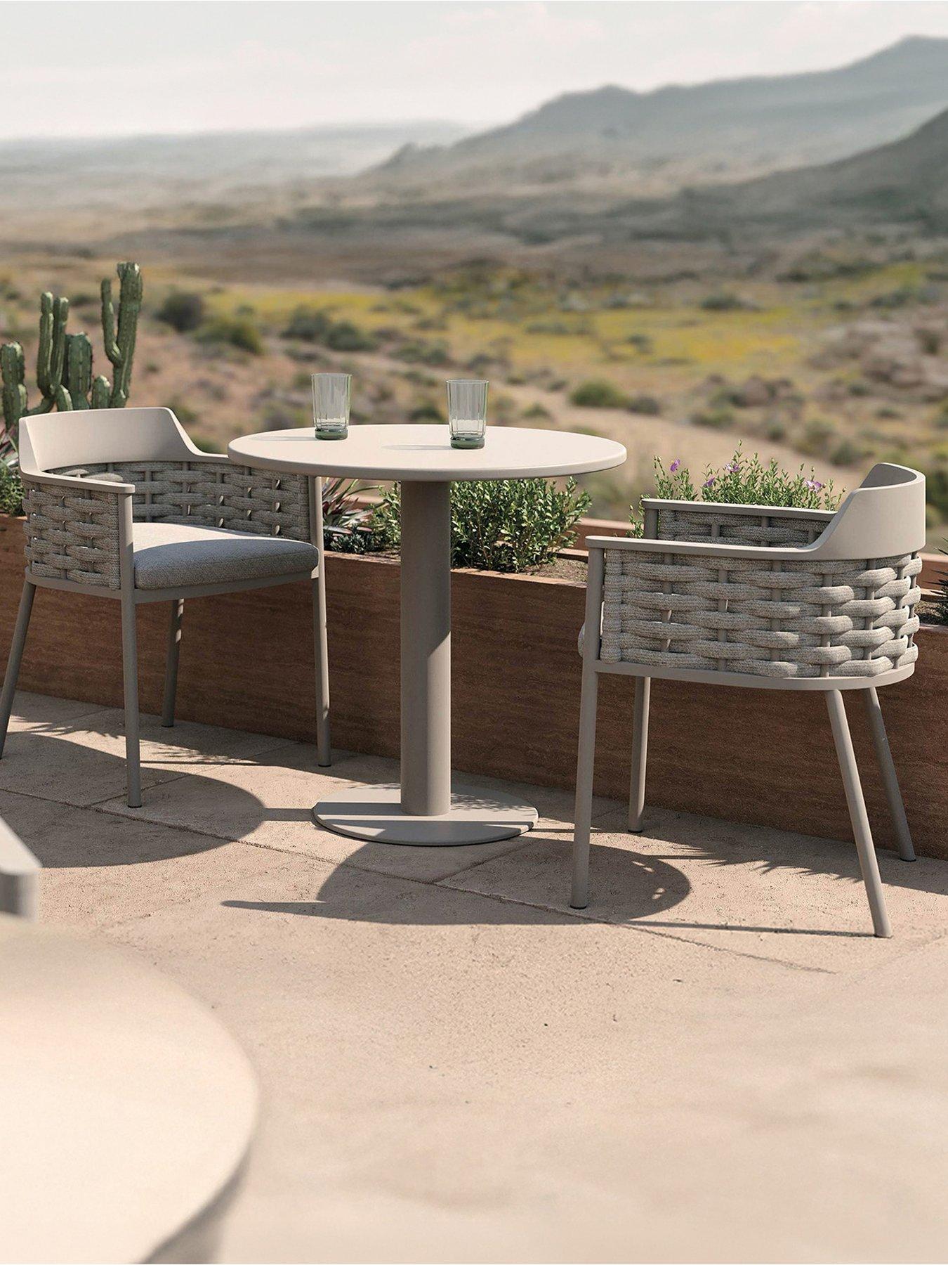 Image 1 of 5 of Royalcraft Olma 2 Seater Bistro Set with Cover