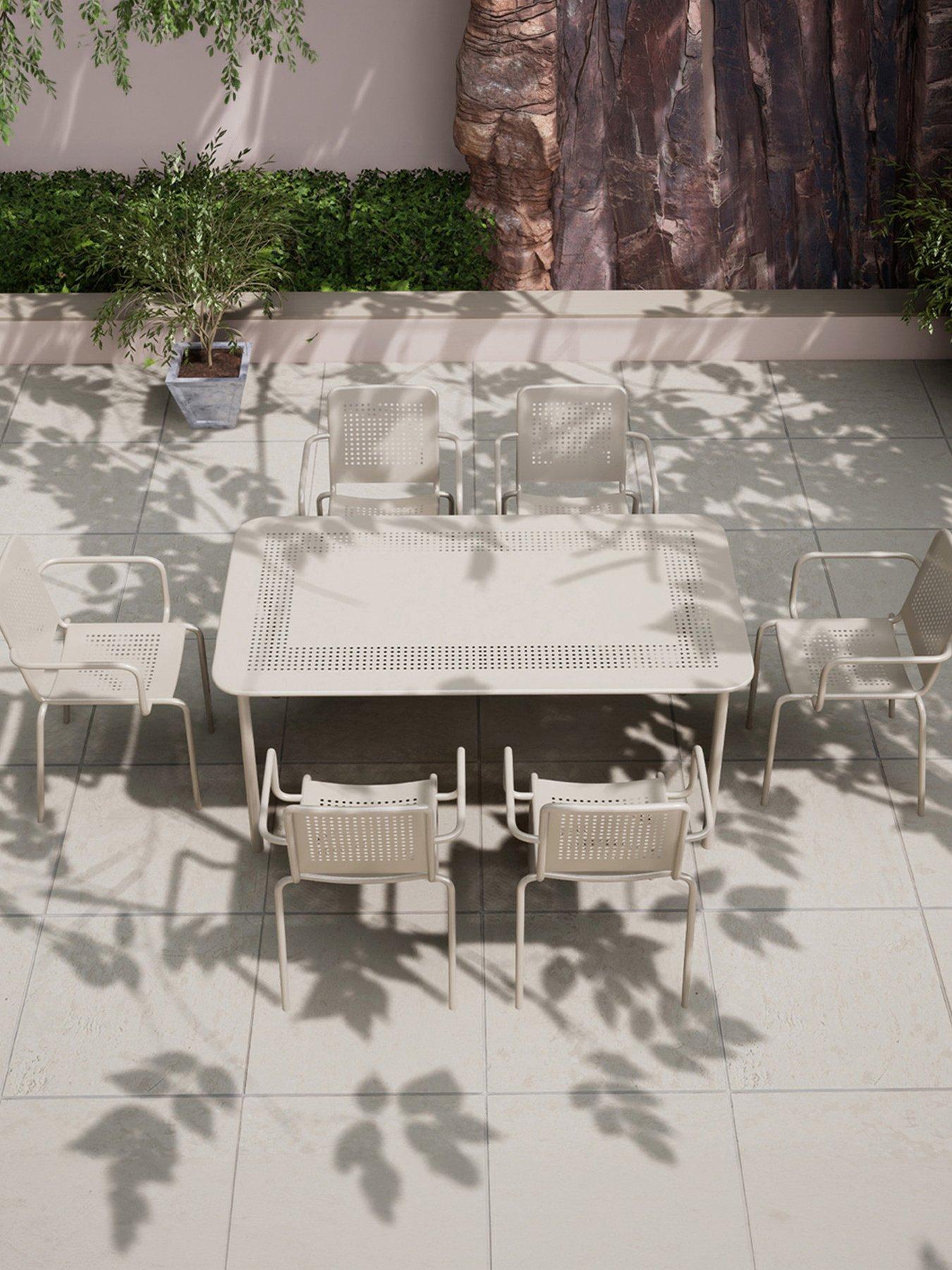 Image 1 of 5 of Royalcraft Porto 6-Seater Dining Set - Champagne
