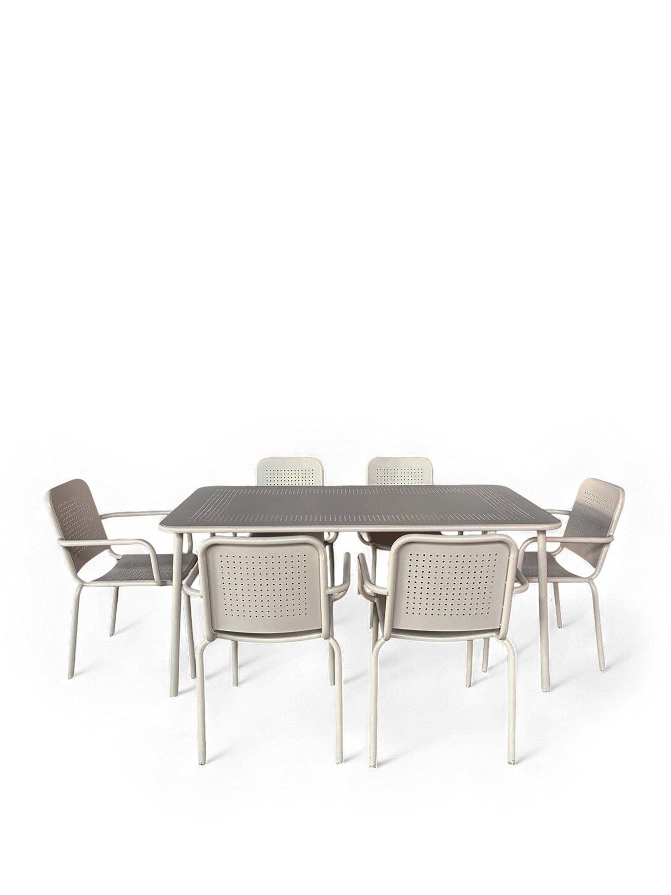 Image 2 of 5 of Royalcraft Porto 6-Seater Dining Set - Champagne