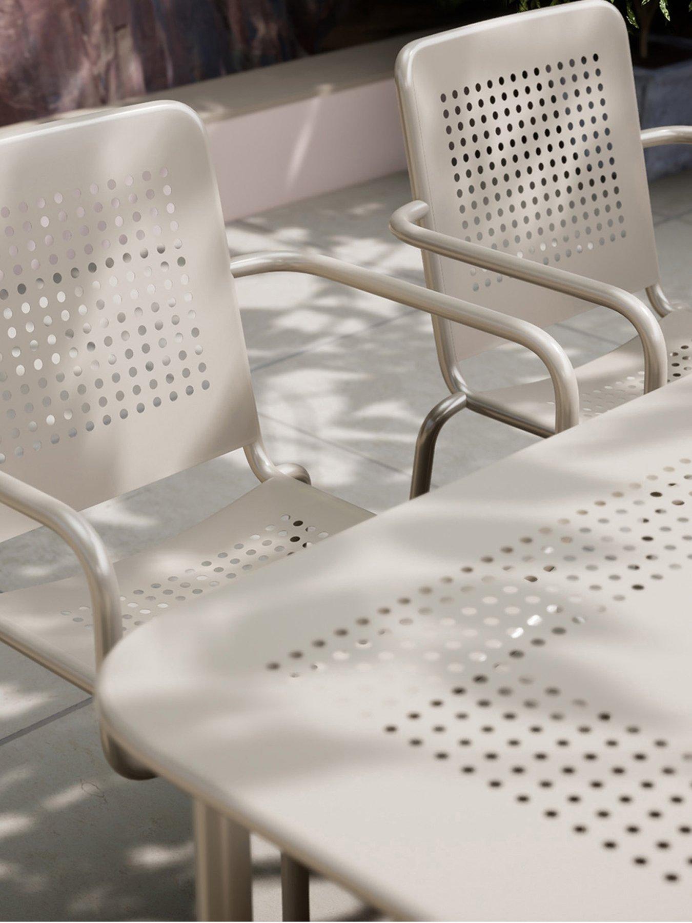 Image 5 of 5 of Royalcraft Porto 6-Seater Dining Set - Champagne