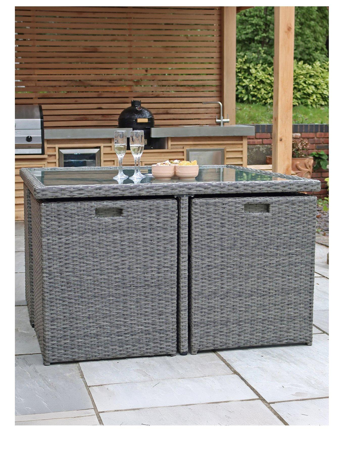 Image 2 of 6 of Royalcraft Paris 8-Seater Cube Outdoor&nbsp;Dining Set