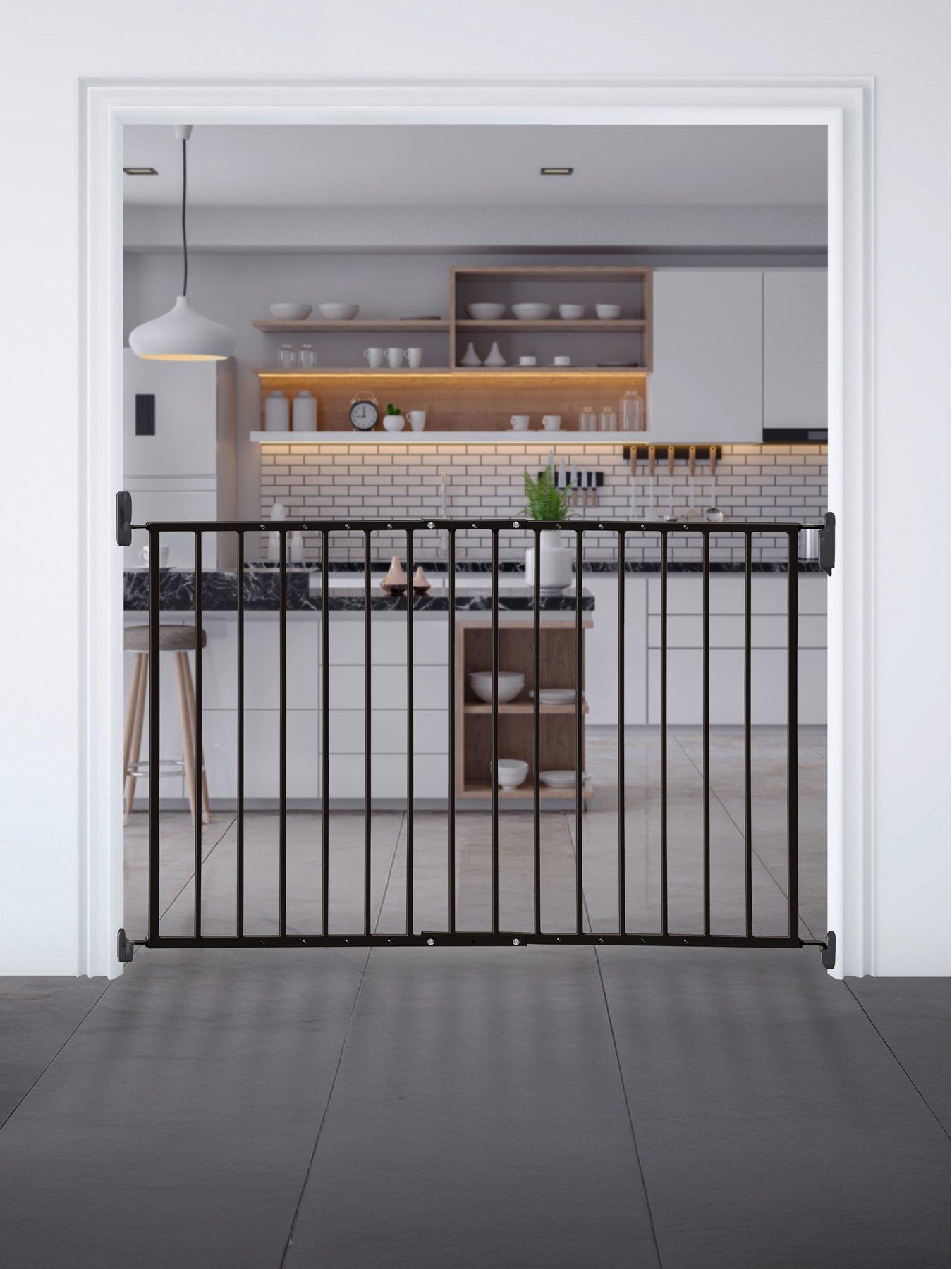 Dream Baby Arizona 2-Panel Adjusta Gate Hardware Mounted (68-112cm) - Black