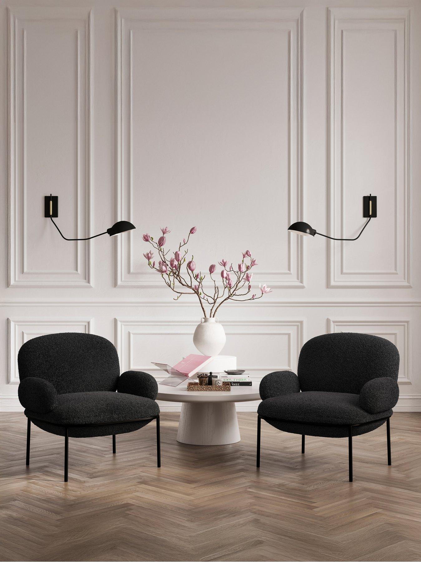 LPD Home: Avery Black Armchair