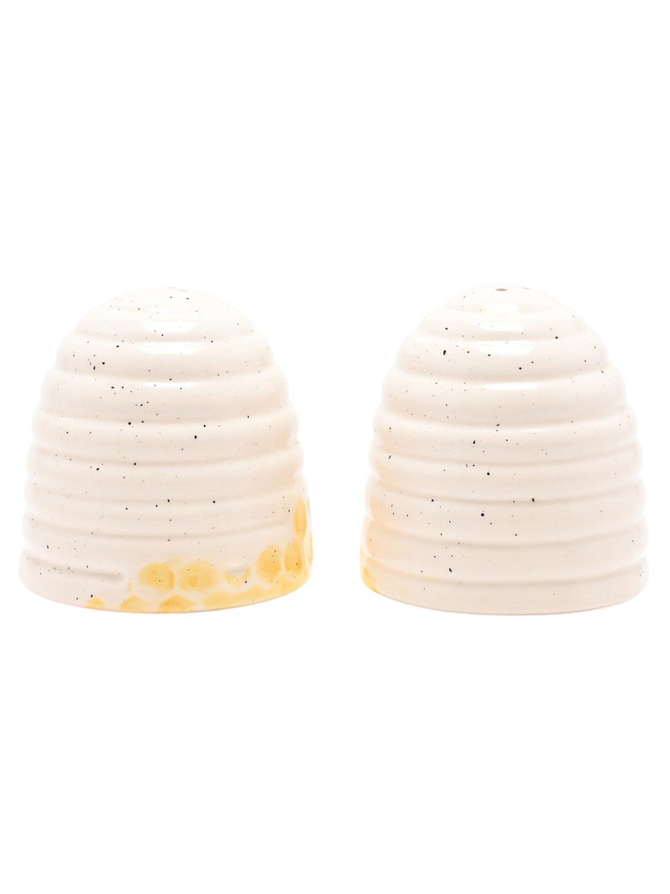 Image 3 of 3 of Hestia Bee Hive Salt &amp; Pepper Pot Set
