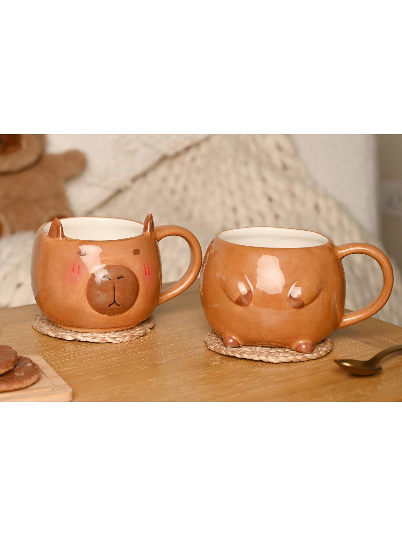 Image 6 of 6 of Hestia The Feel Good Club Capybara Mug Stack