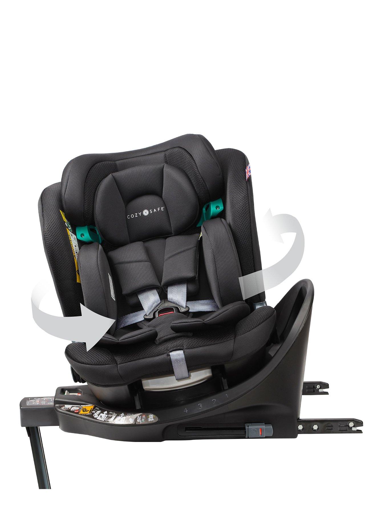 Cozy N Safe Stanford 360° & 40-150Cm I-Size Car Seat- Jet