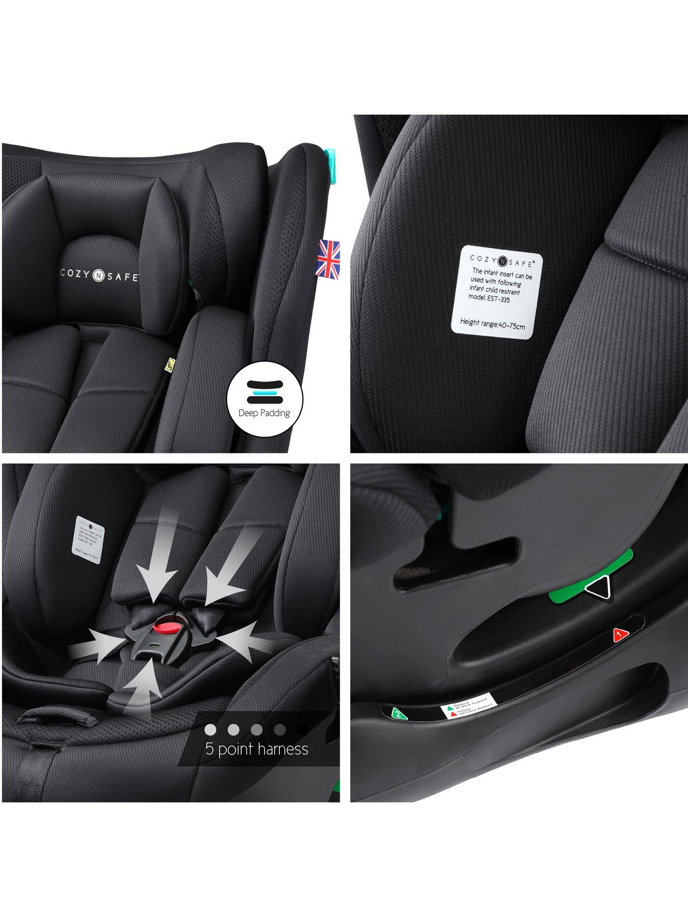 Image 5 of 6 of Cozy N Safe Fitzroy+ 40-150cm i-Size Car Seat- Jet