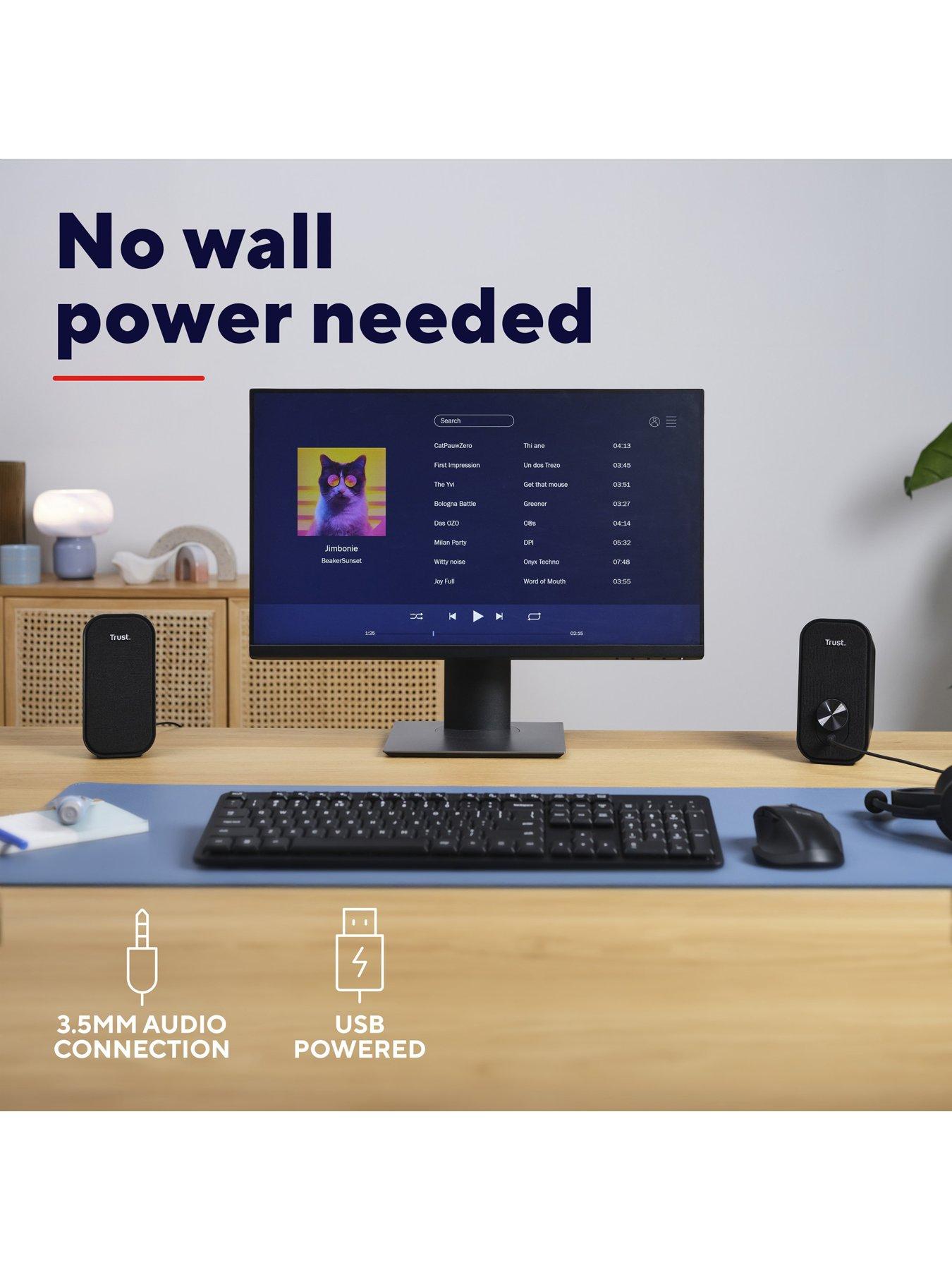 Image 5 of 8 of Trust Ador 2.0 PC Speaker Set - Stereo Computer Speakers