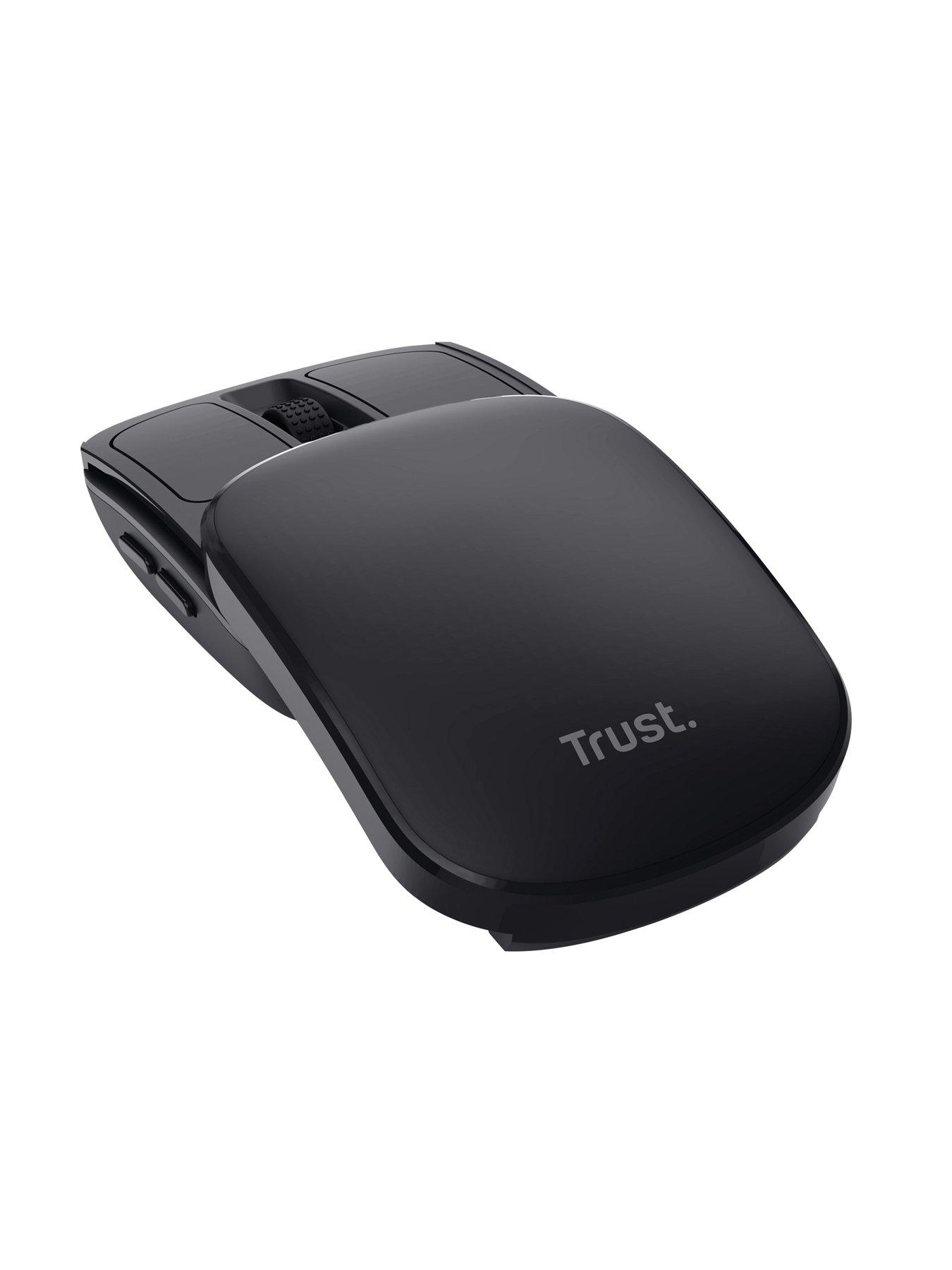 Image 2 of 7 of Trust Zylo Foldable Pocket Wireless Mouse - Travel Size, Black