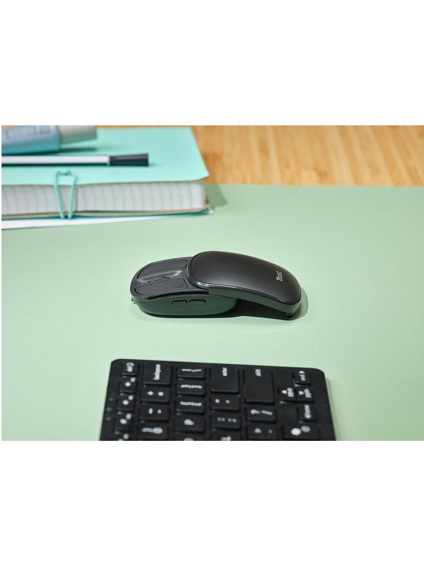 Image 7 of 7 of Trust Zylo Foldable Pocket Wireless Mouse - Travel Size, Black