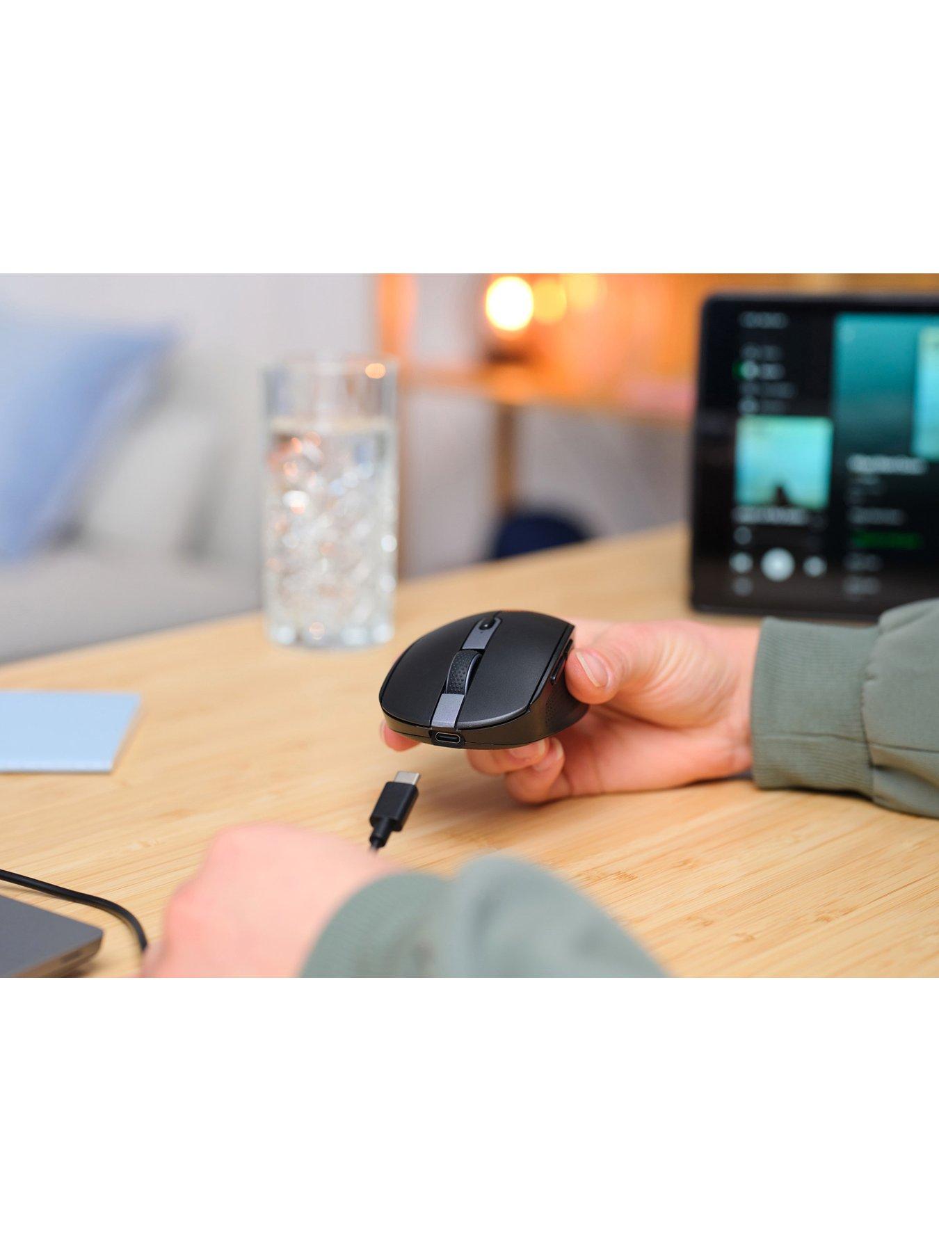 Image 7 of 8 of Trust Ozaa Compact Multi-Device Wireless Mouse with silent Click - Black