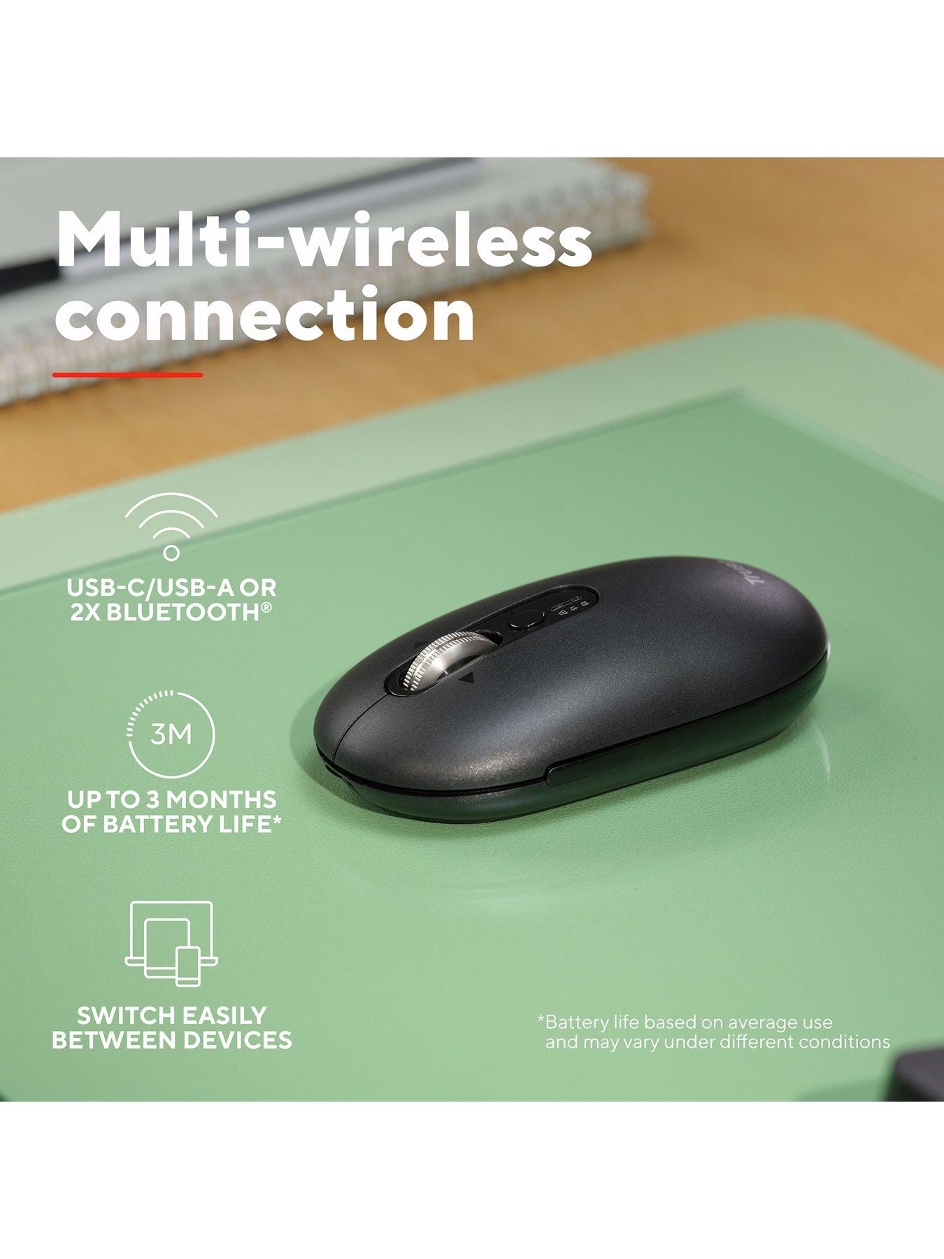 Image 5 of 8 of Trust Trust Seron Slim Multi-Wireless Hyperscroll Mouse - Black