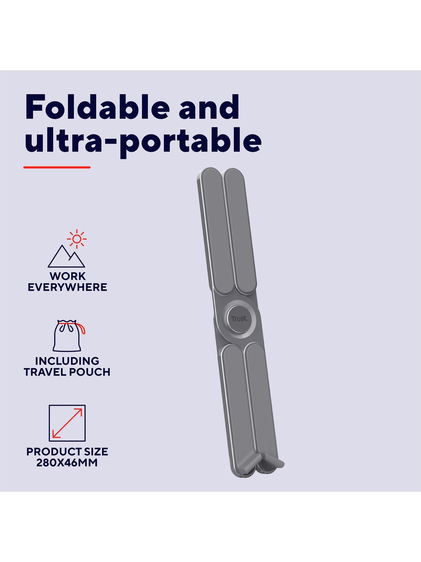 Image 3 of 7 of Trust Macy Foldable Laptop Stand - Portable Adjustable Stand