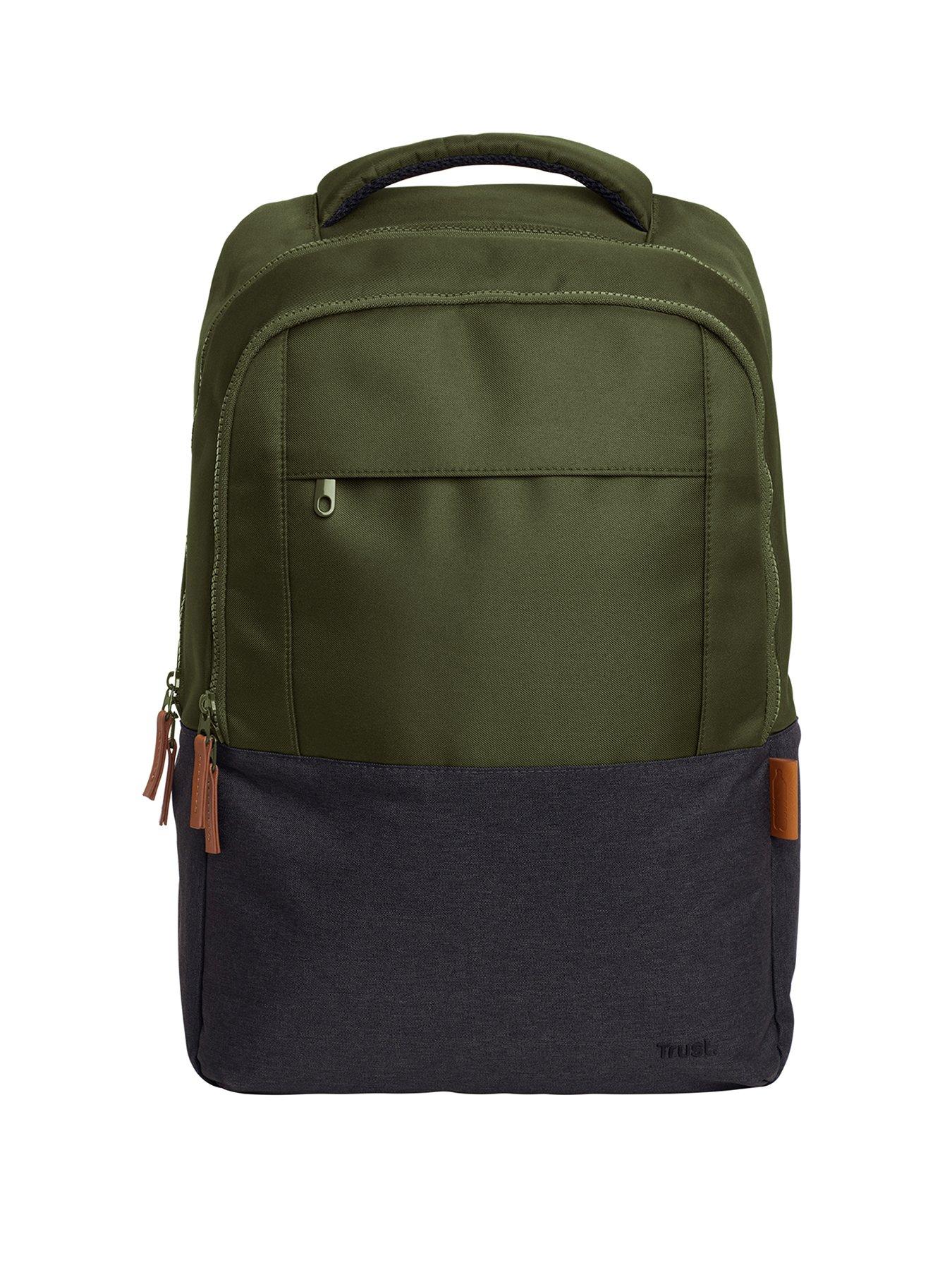 Trust Lisboa 23L Durable Laptop Backpack for Laptops up to 16'' - Green