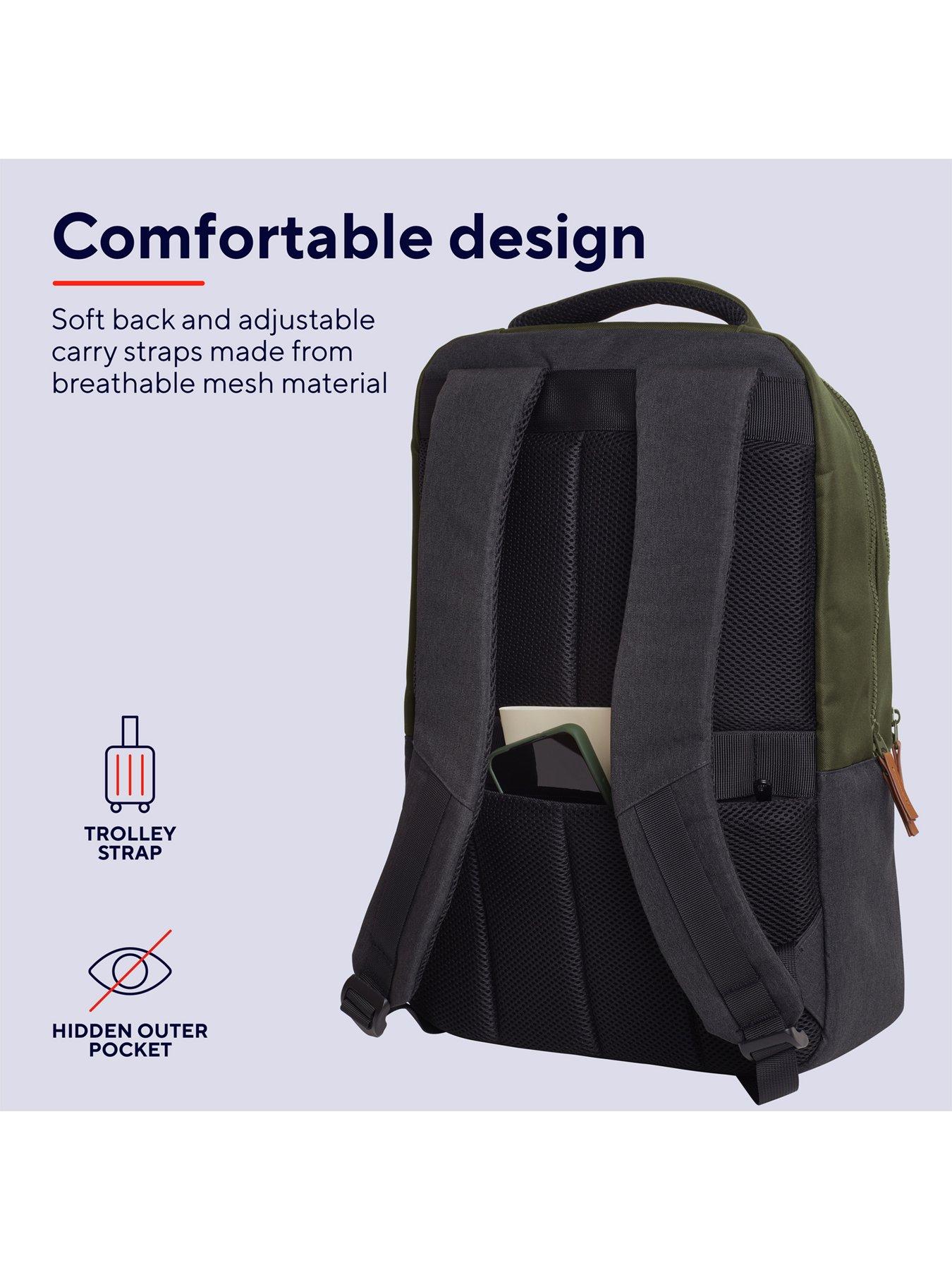 Image 4 of 8 of Trust Lisboa 23L Durable Laptop Backpack for Laptops up to 16'' - Green