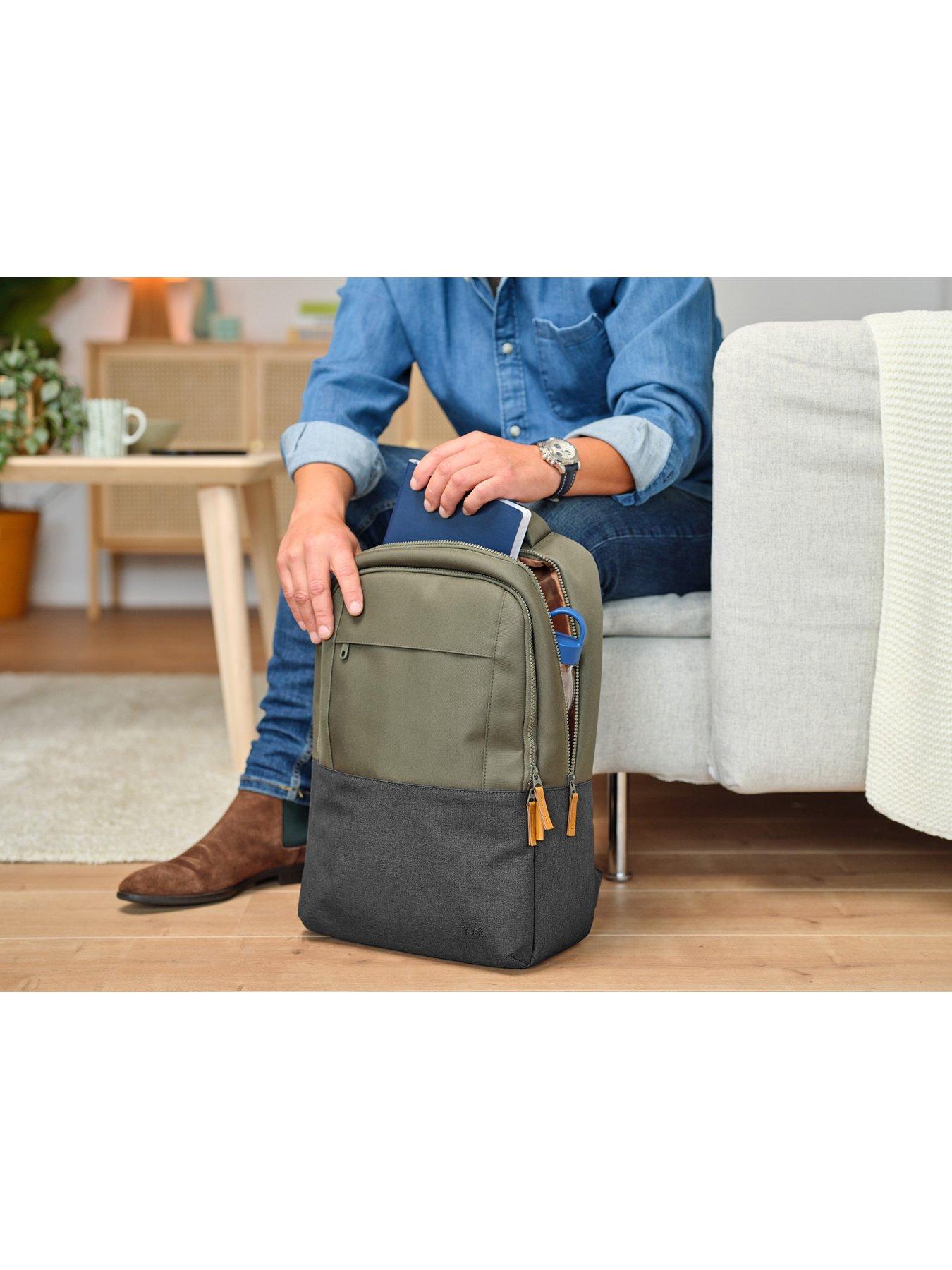 Image 7 of 8 of Trust Lisboa 23L Durable Laptop Backpack for Laptops up to 16'' - Green