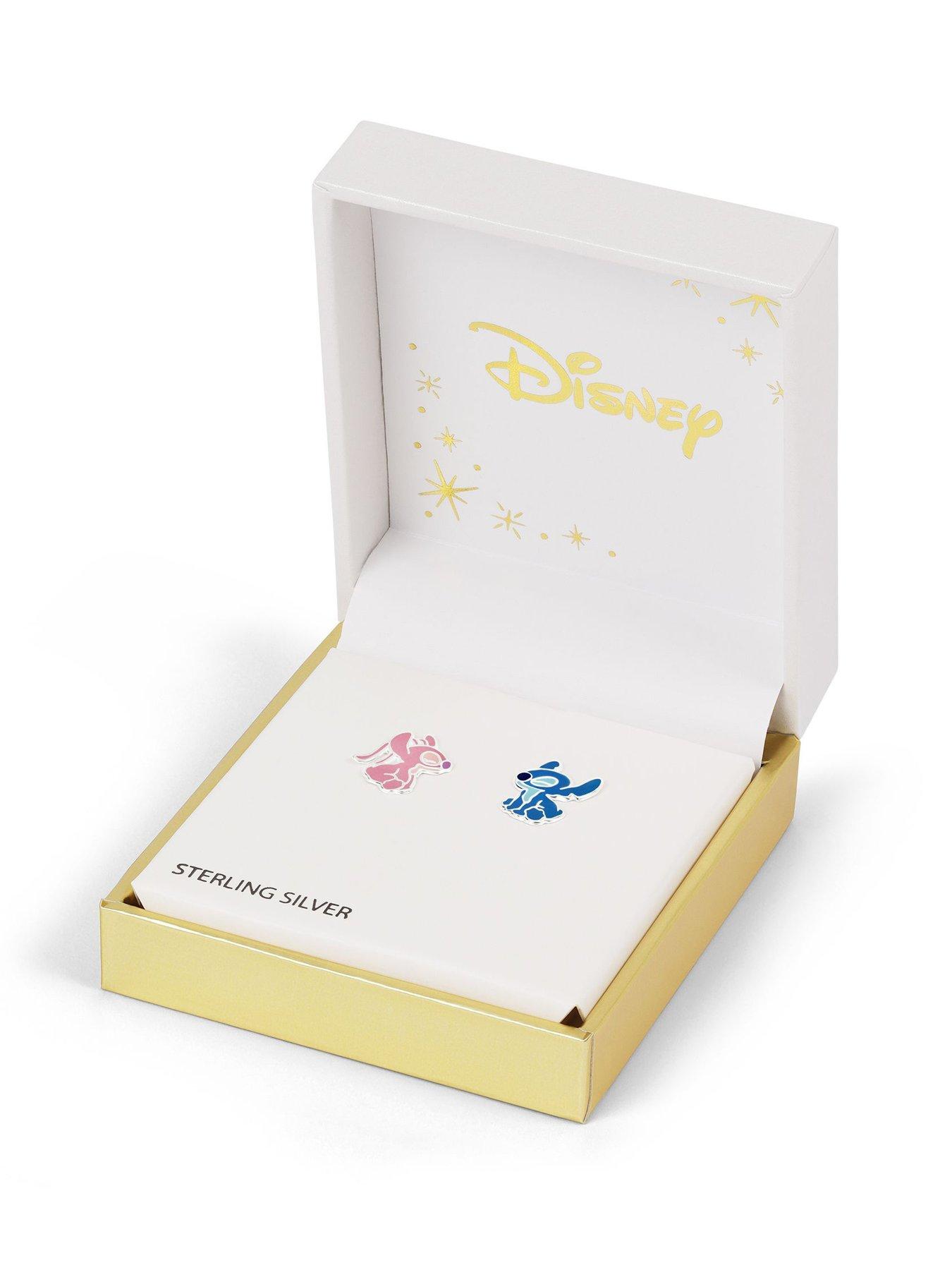 Image 5 of 5 of Disney Stitch STERLING SILVER 925 STITCH & ANGEL STUDS