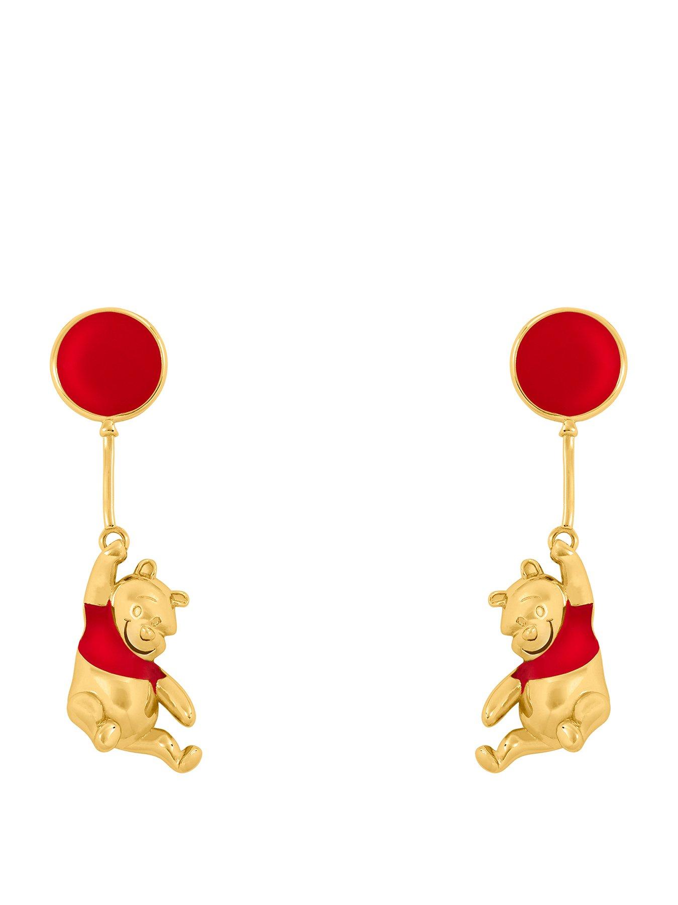 Image 1 of 3 of Disney Red And Floating Balloon Drop Earrings - Multi