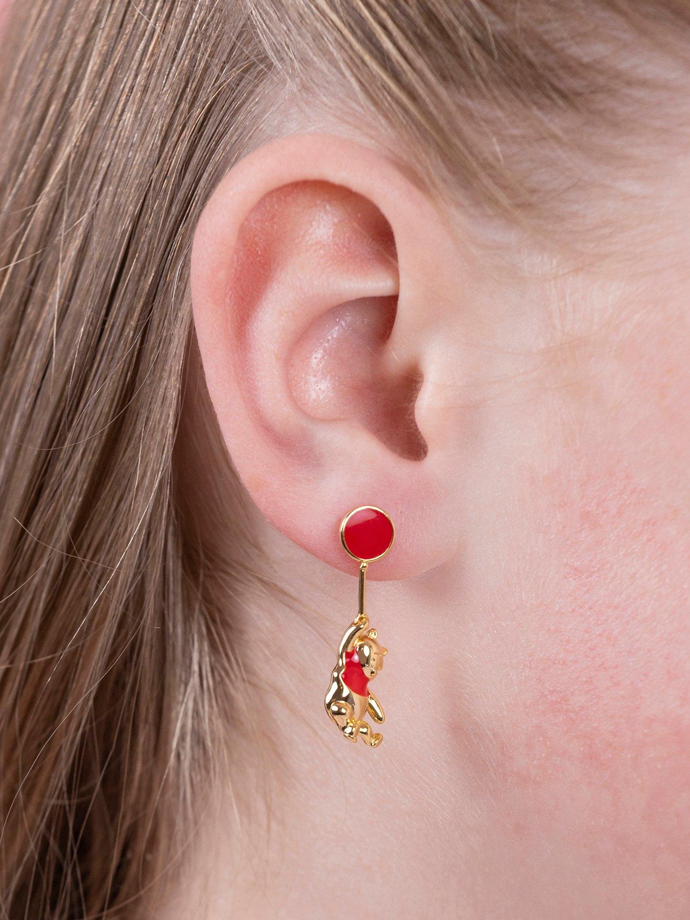 Image 2 of 3 of Disney Red And Floating Balloon Drop Earrings - Multi