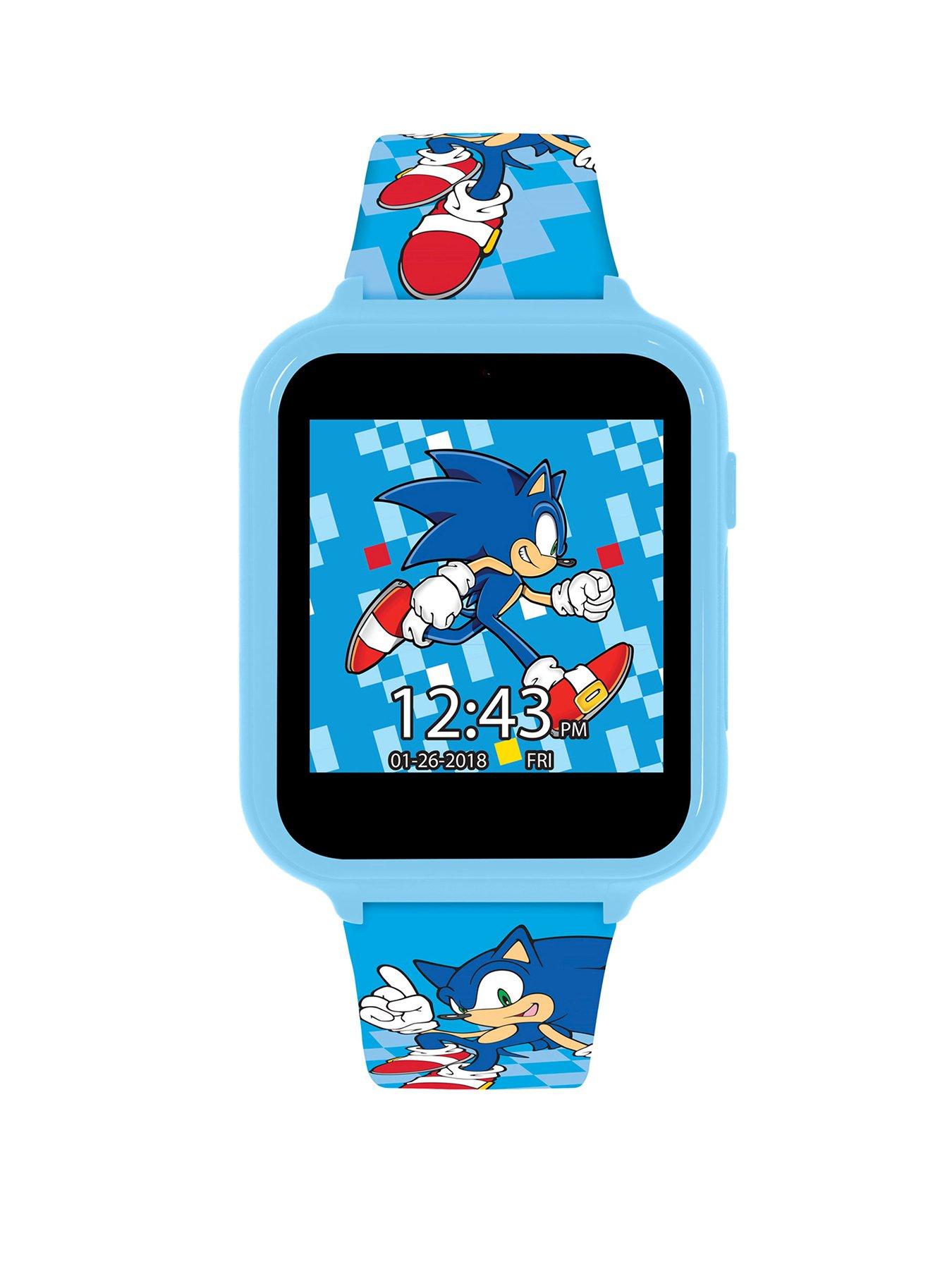 Sonic the Hedgehog Printed Strap Interactive Watch - Multi