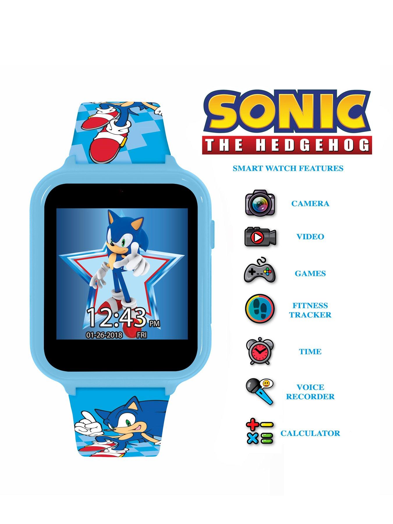 Image 2 of 4 of Sonic the Hedgehog Printed Strap Interactive Watch - Multi