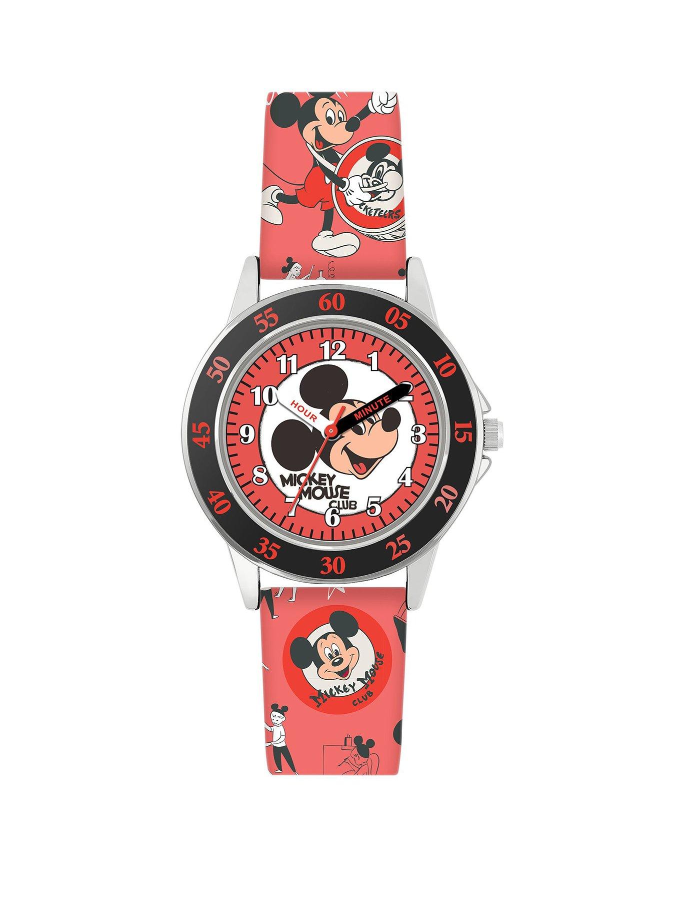 Mickey Mouse Mikey Printed Time Teacher Watch - Multi