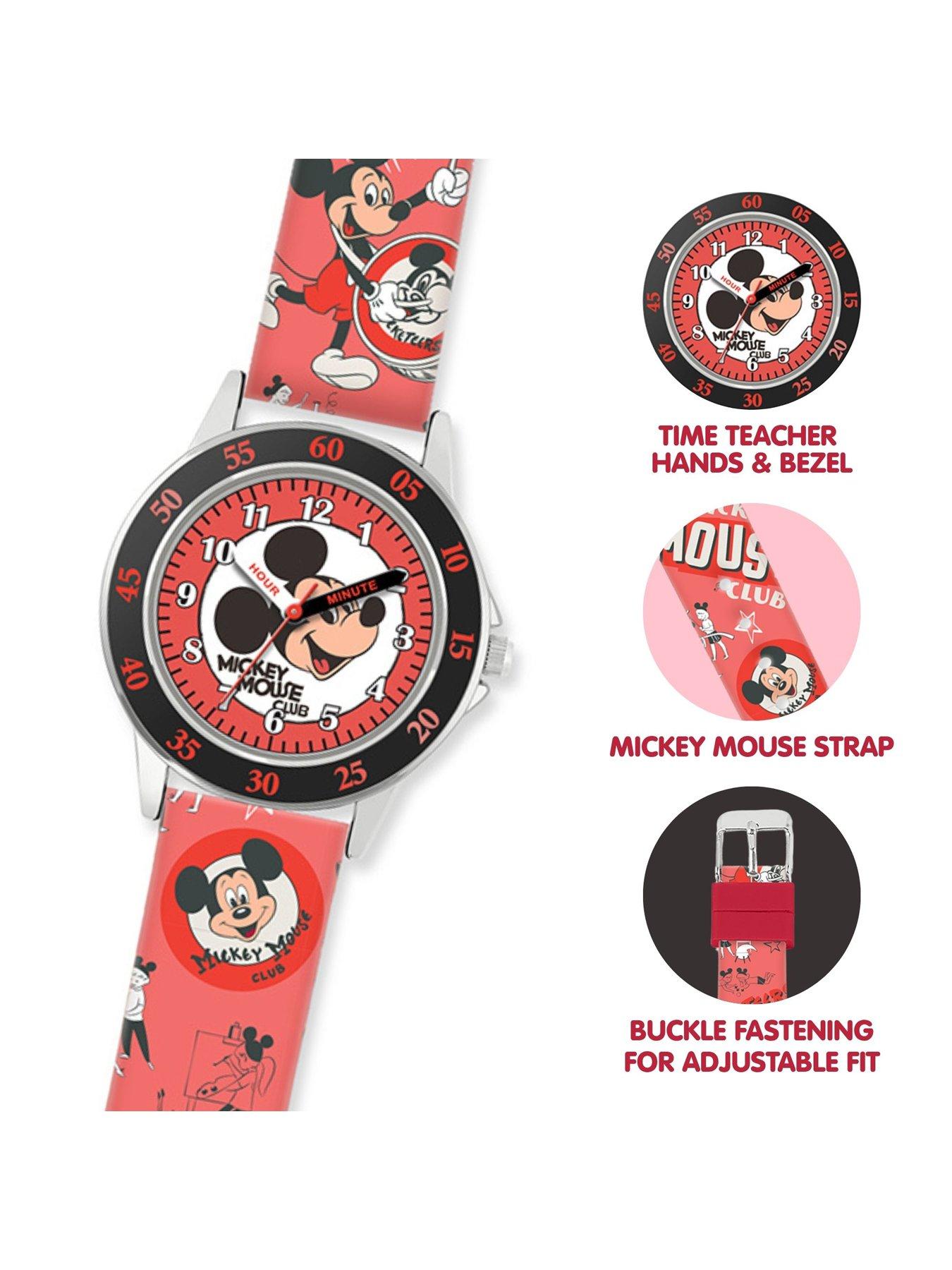 Image 2 of 4 of Mickey Mouse Mikey Printed Time Teacher Watch - Multi