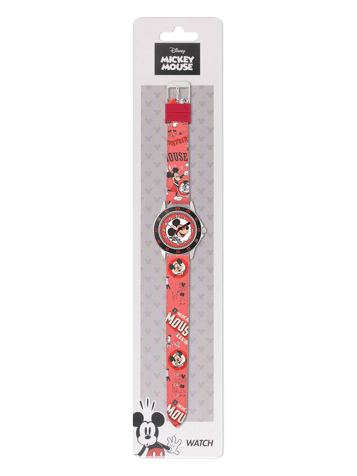 Image 4 of 4 of Mickey Mouse Mikey Printed Time Teacher Watch - Multi