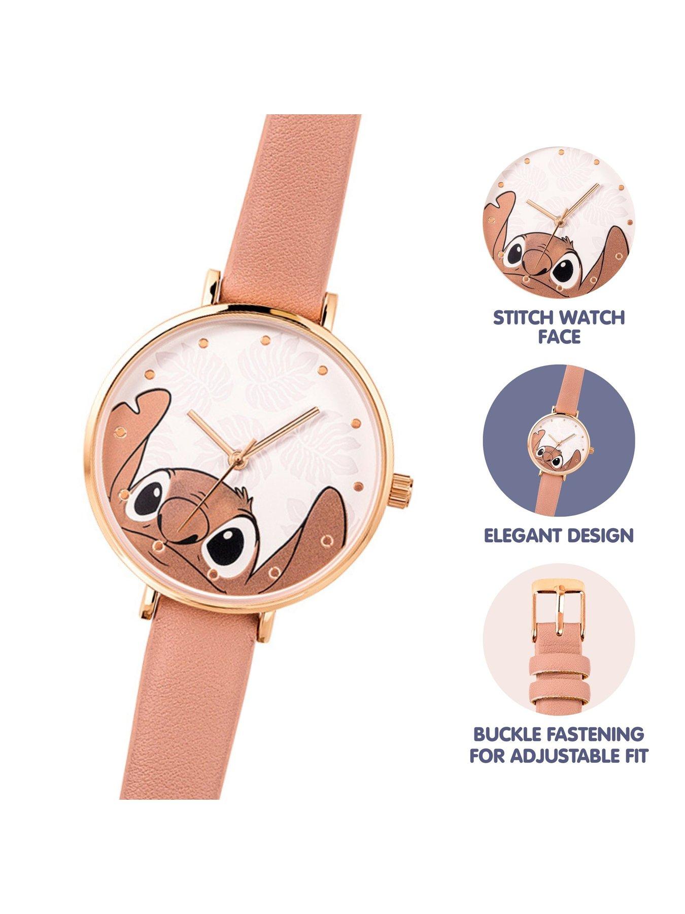 Image 2 of 4 of Disney Stitch Pink Analogue Watch - Multi