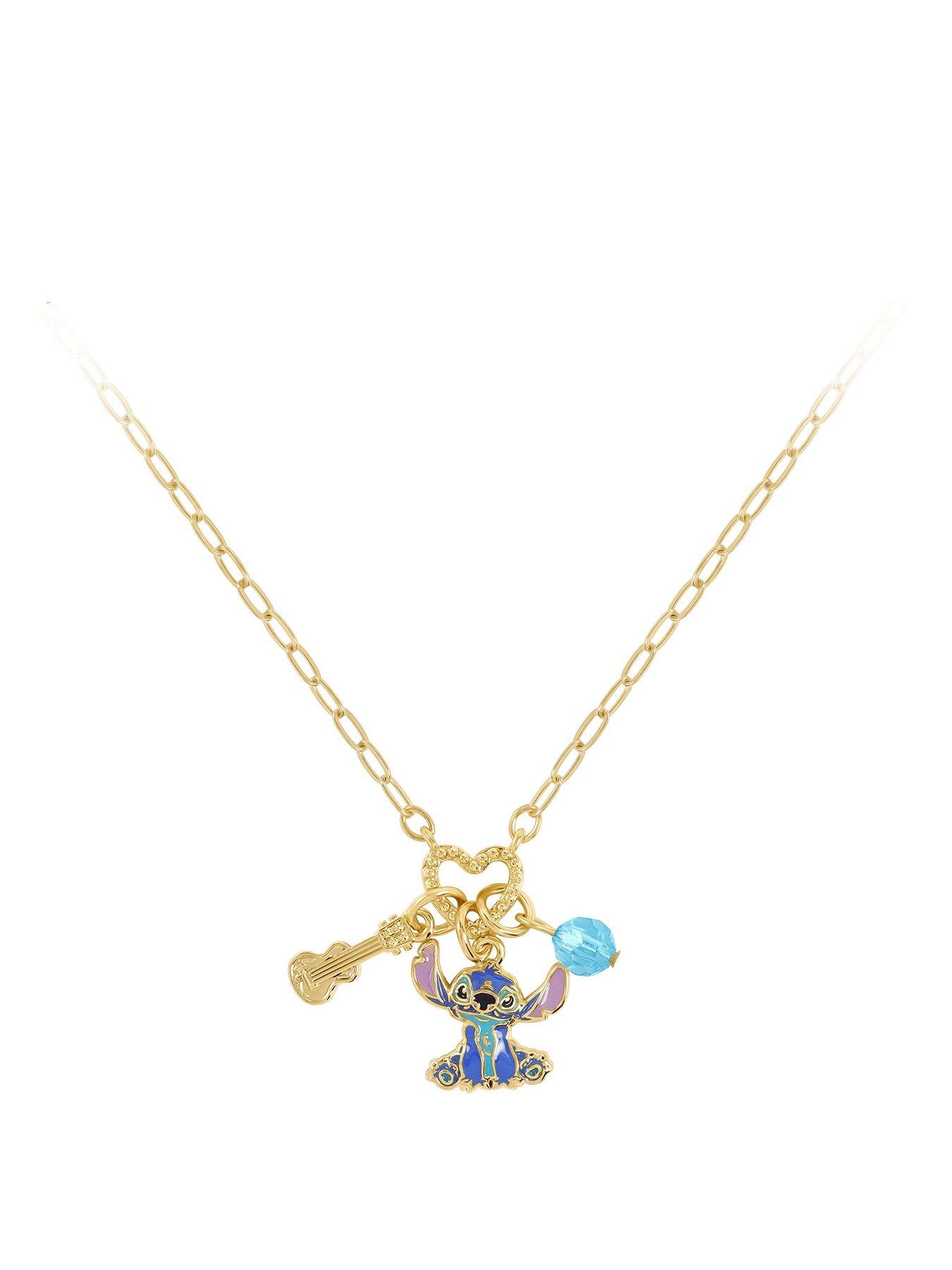 Disney Stitch STITCH CHARM NECKLACE WITH STONES