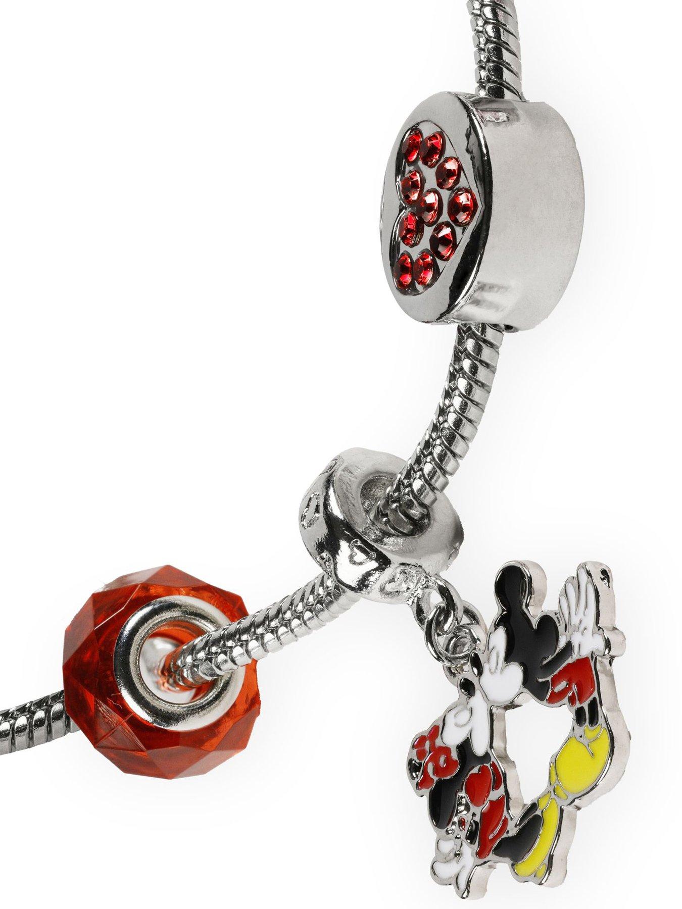 Image 2 of 2 of Minnie Mouse &amp; Mickey Charm Bracelet - Multi