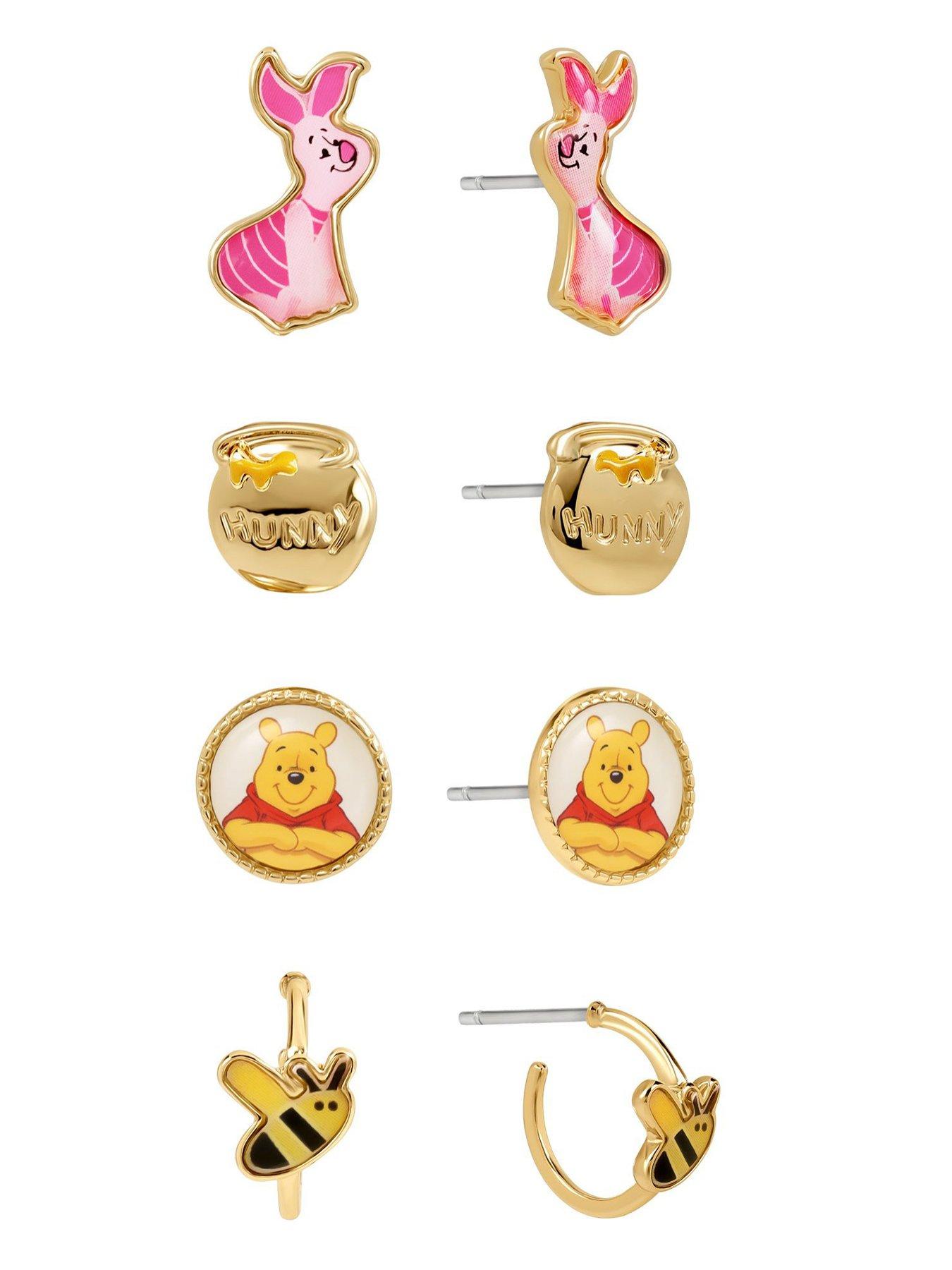 Image 2 of 3 of Winnie The Pooh Earring Set - Multi