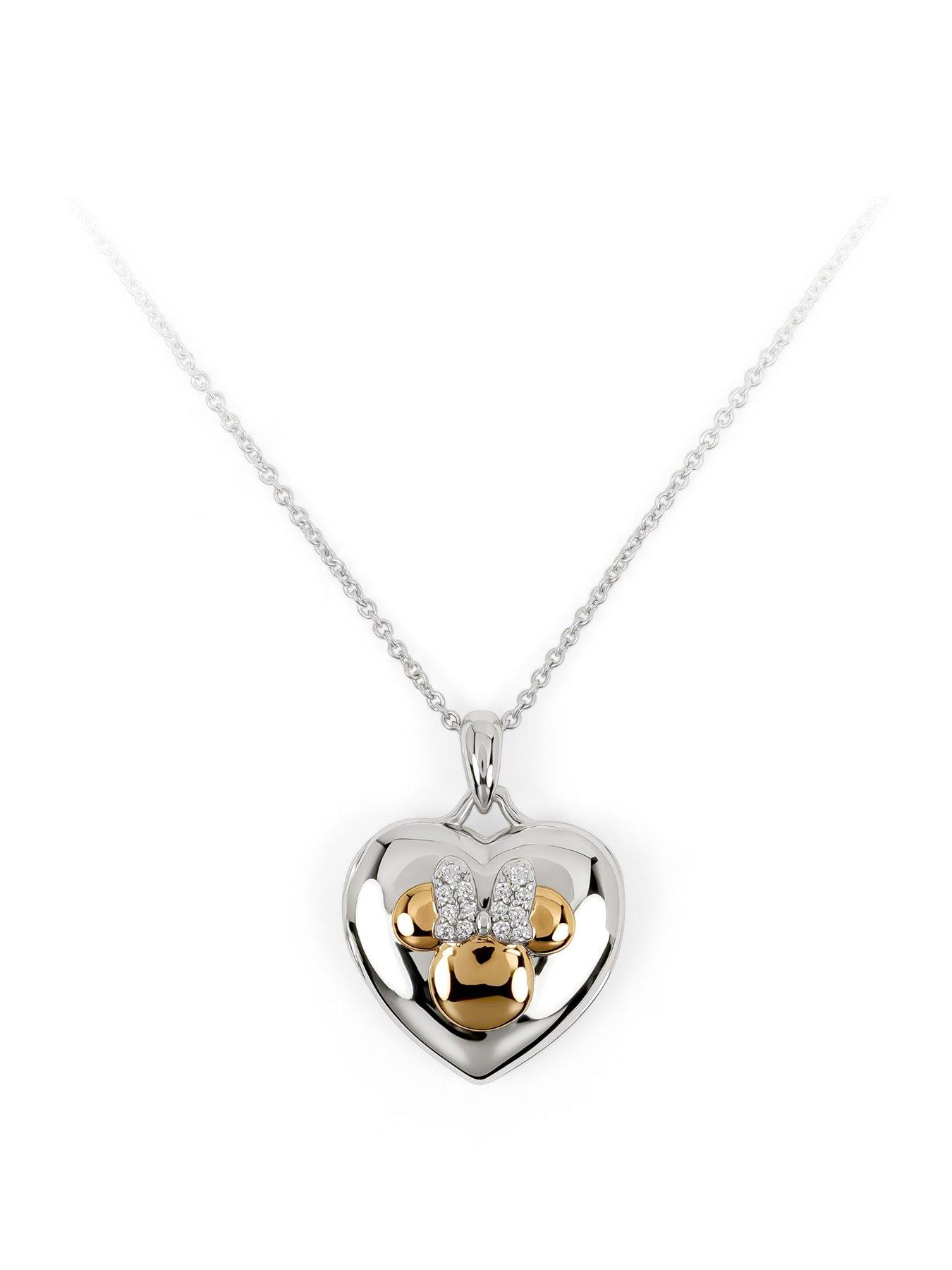 Image 1 of 4 of Winnie The Pooh Minnie Mouse Locket - Silver