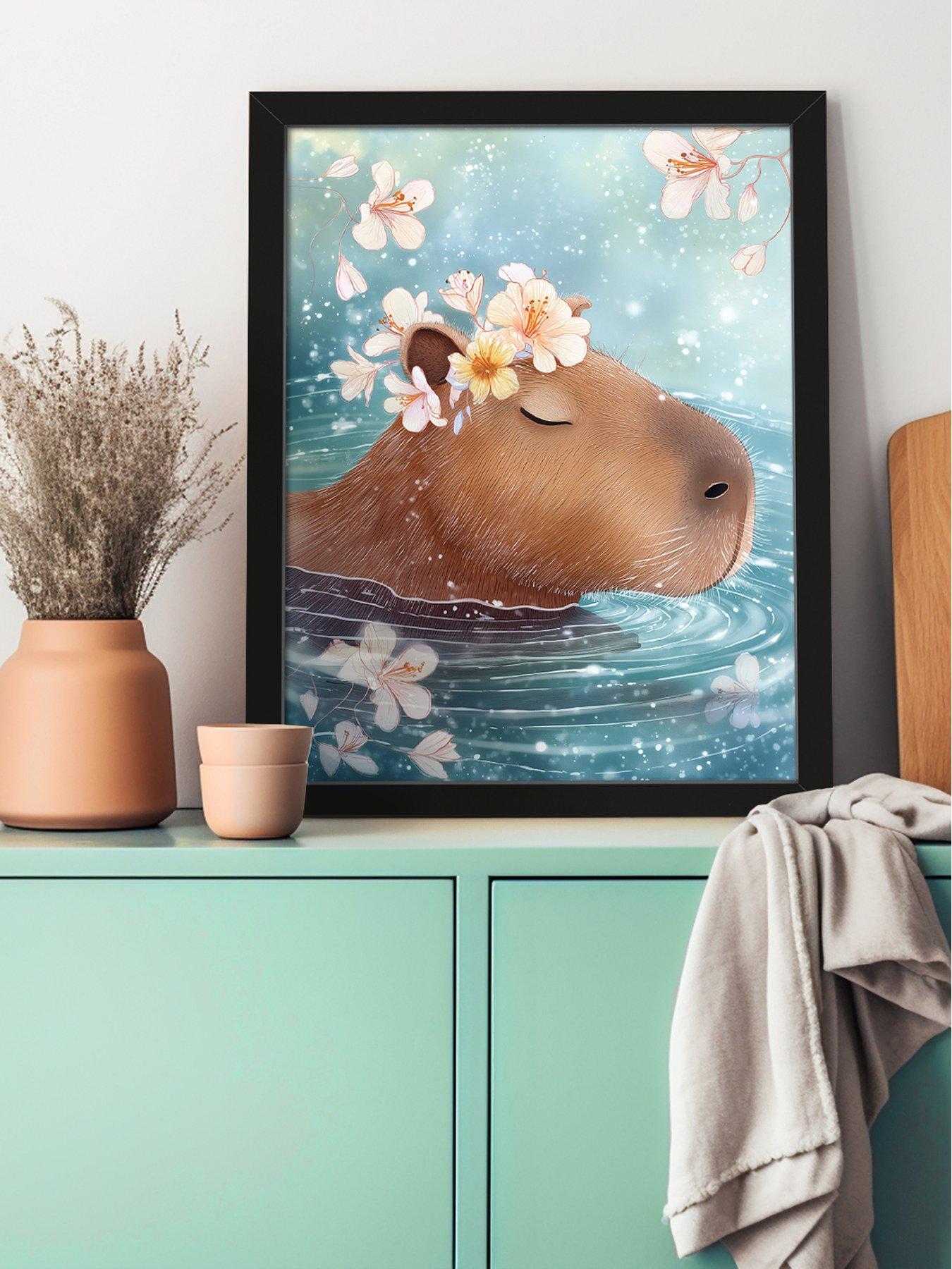 Image 1 of 2 of The Art Group CAPYBARA ZEN 30X40CM SINGLE PRINT