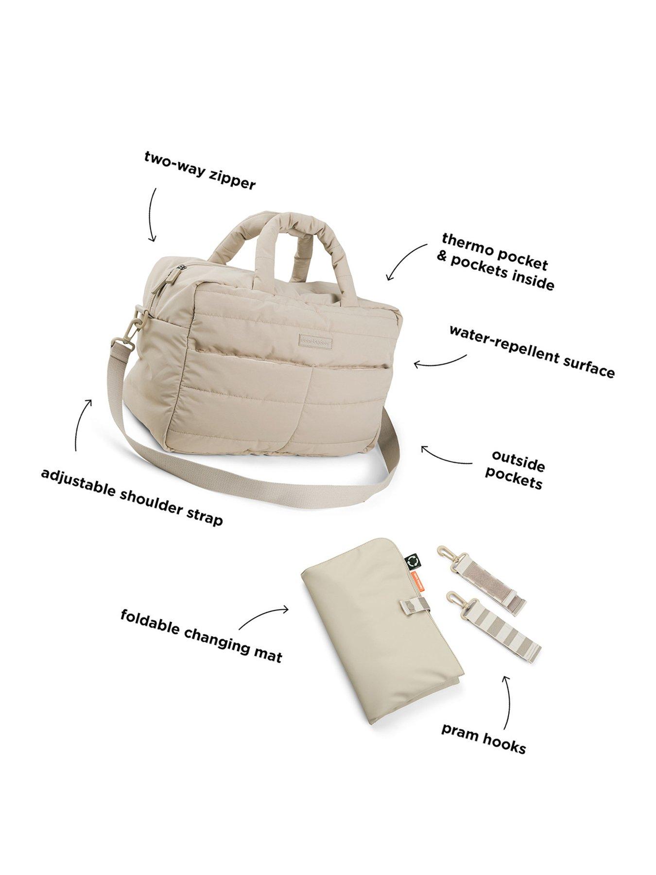 Image 6 of 7 of Done by Deer Quilted Changing Bag -&nbsp;Sand