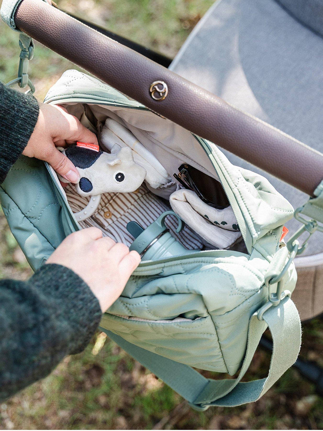 Image 6 of 7 of Done by Deer Quilted Stroller Bag -&nbsp;Green